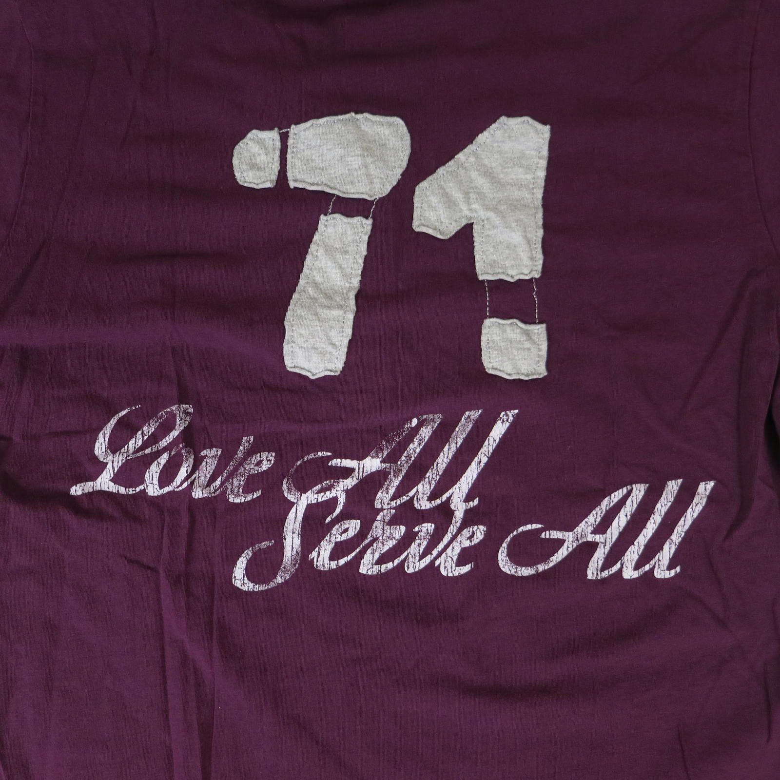 Hard Rock Cafe Women's Large Hard Rock Cafe Florence Burgundy Purple Polo Size L / US 10 / IT 46 - 5 Thumbnail