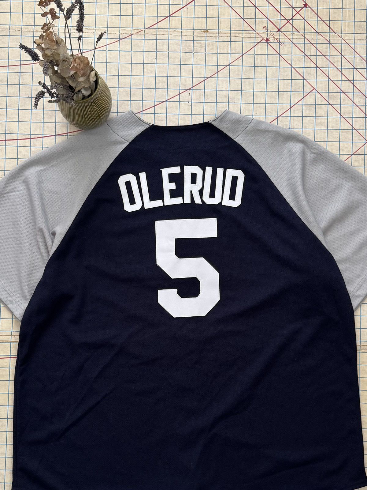 MLB × Majestic × Vintage Vintage Majestic Seattle Mariners John Olerud #5 Jersey XXL Size US XXL / EU 58 / 5 - 10 Thumbnail