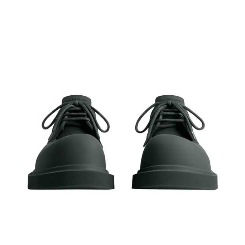 Balenciaga o1mt1gz1224 Steroid Derby Shoes in Dark Green Size US 10 / IT 40 - 3 Thumbnail