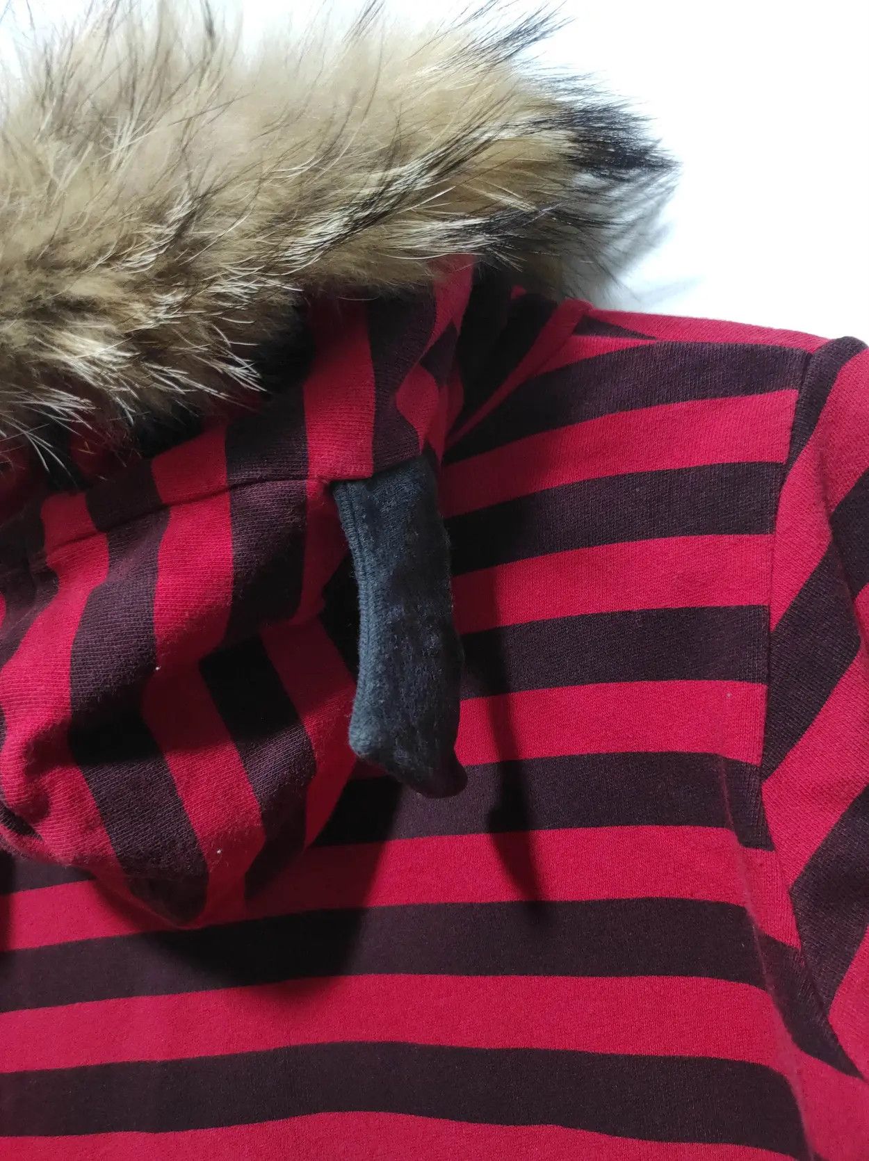 Japanese Brand Head Punk Skull stripe zip fur hoodie ifsix LGB style Size US S / EU 44-46 / 1 - 16 Thumbnail