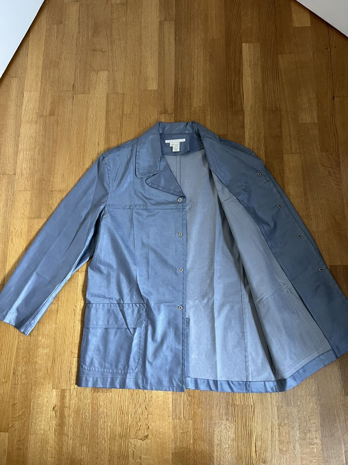 Perry Ellis perry ellis metallic blue coat Size US L / EU 52-54 / 3 - 6 Thumbnail