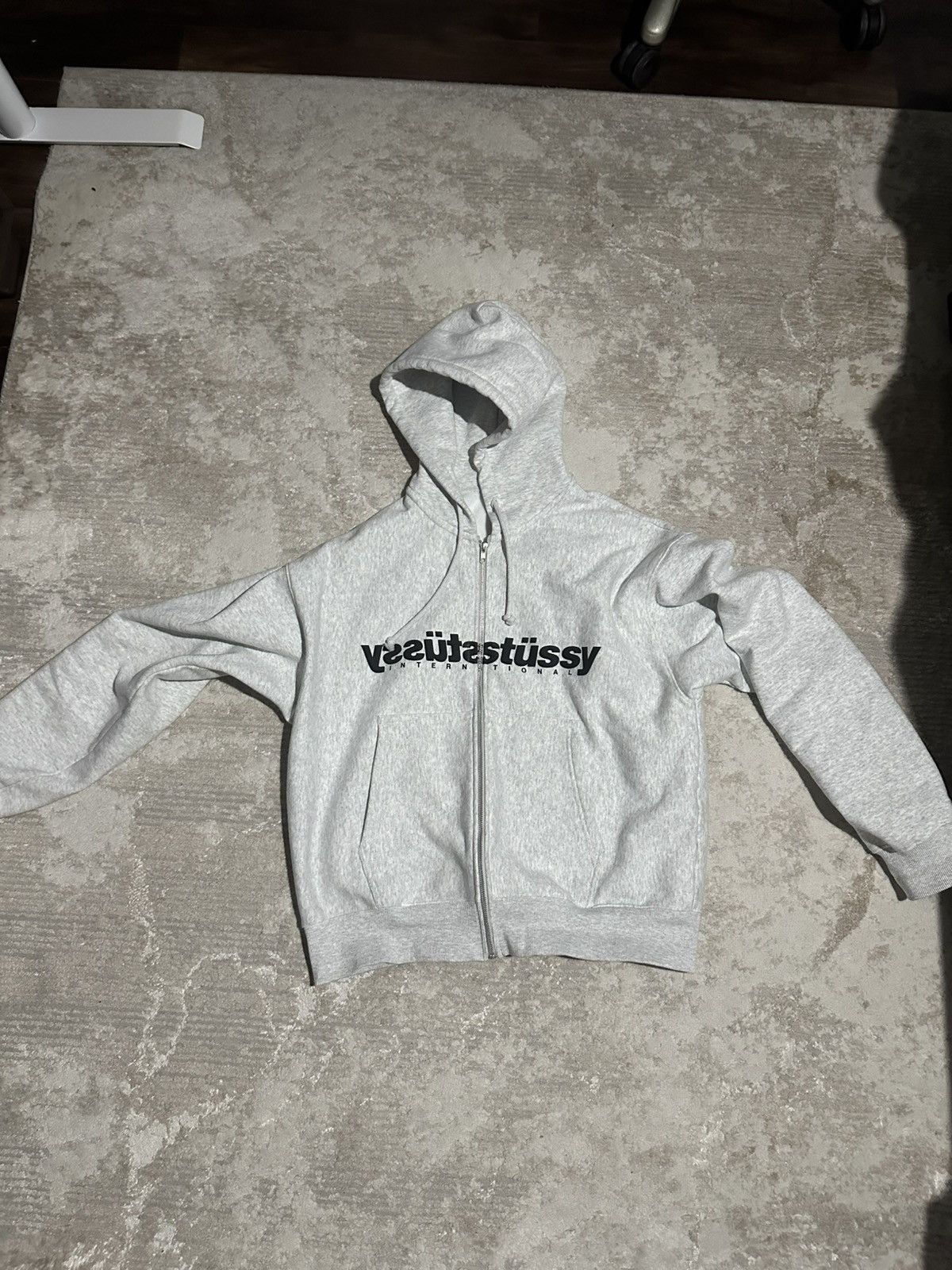 Stussy osakaロゴ ジップアップパーカー Streetwear × Stussy Black Stussy Osaka Zip Up Hoodie | Grailed