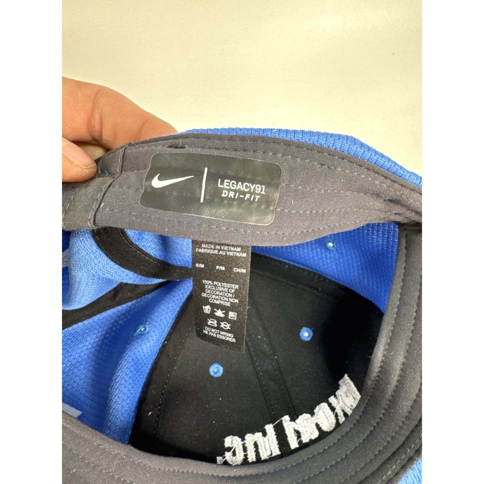 Nike Nike Dri-FIT Stretch Baseball Cap PACIFIC BLUE M Men Bill Logo NEW Size ONE SIZE - 6 Thumbnail