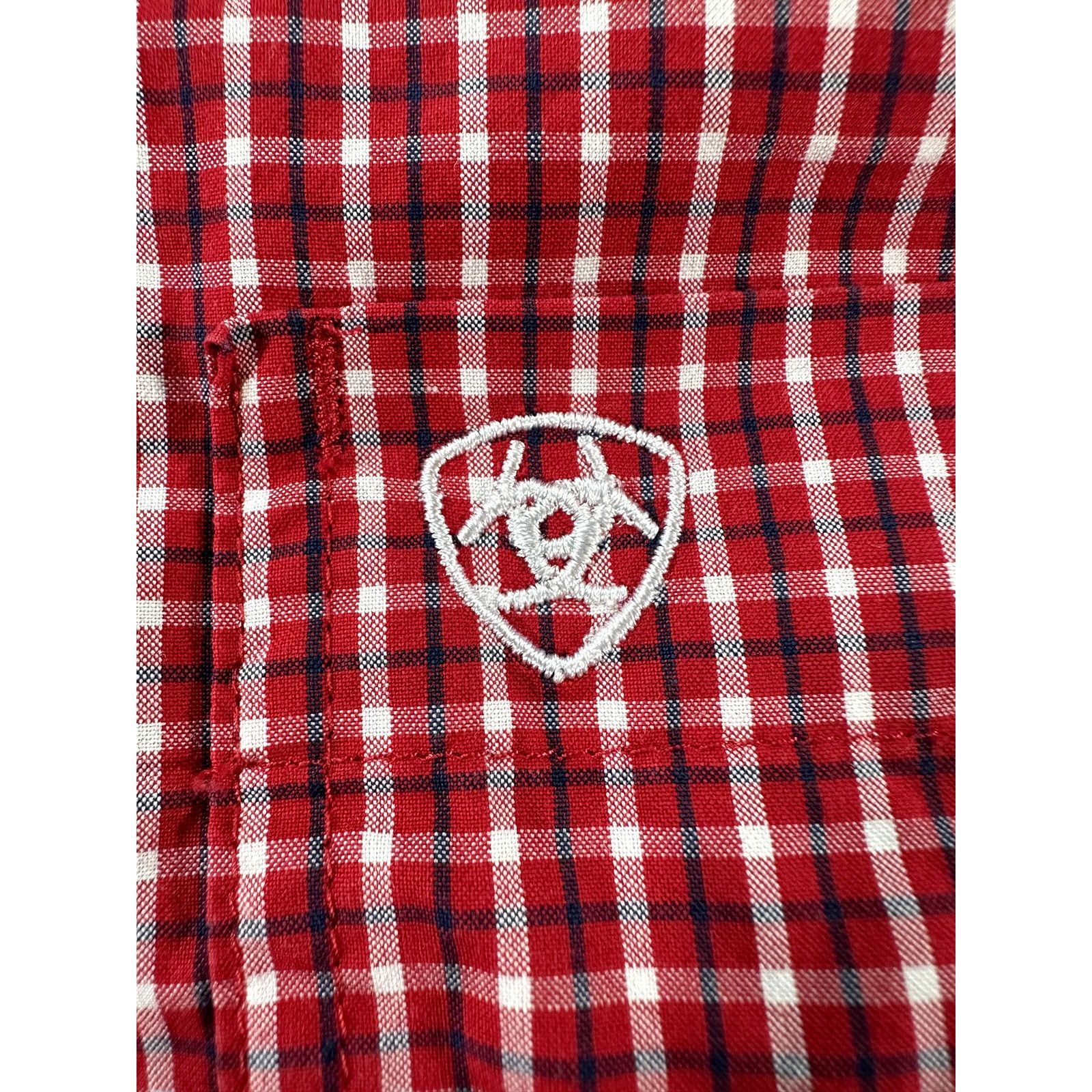 Ariat Ariat Red Black White Pro Series Button Down Shirt Sm Rodeo Size US S / EU 44-46 / 1 - 3 Thumbnail