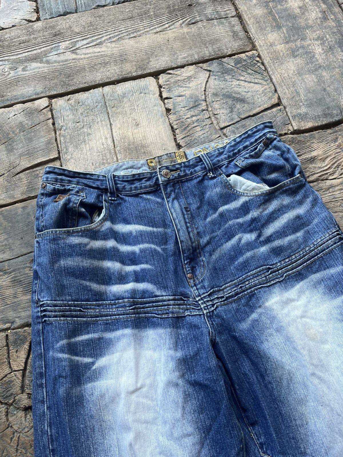 Akademiks Akademiks Baggy Denim Pants Oversize Loose Fit Vintage Retro Size US 38 / EU 54 - 4 Thumbnail