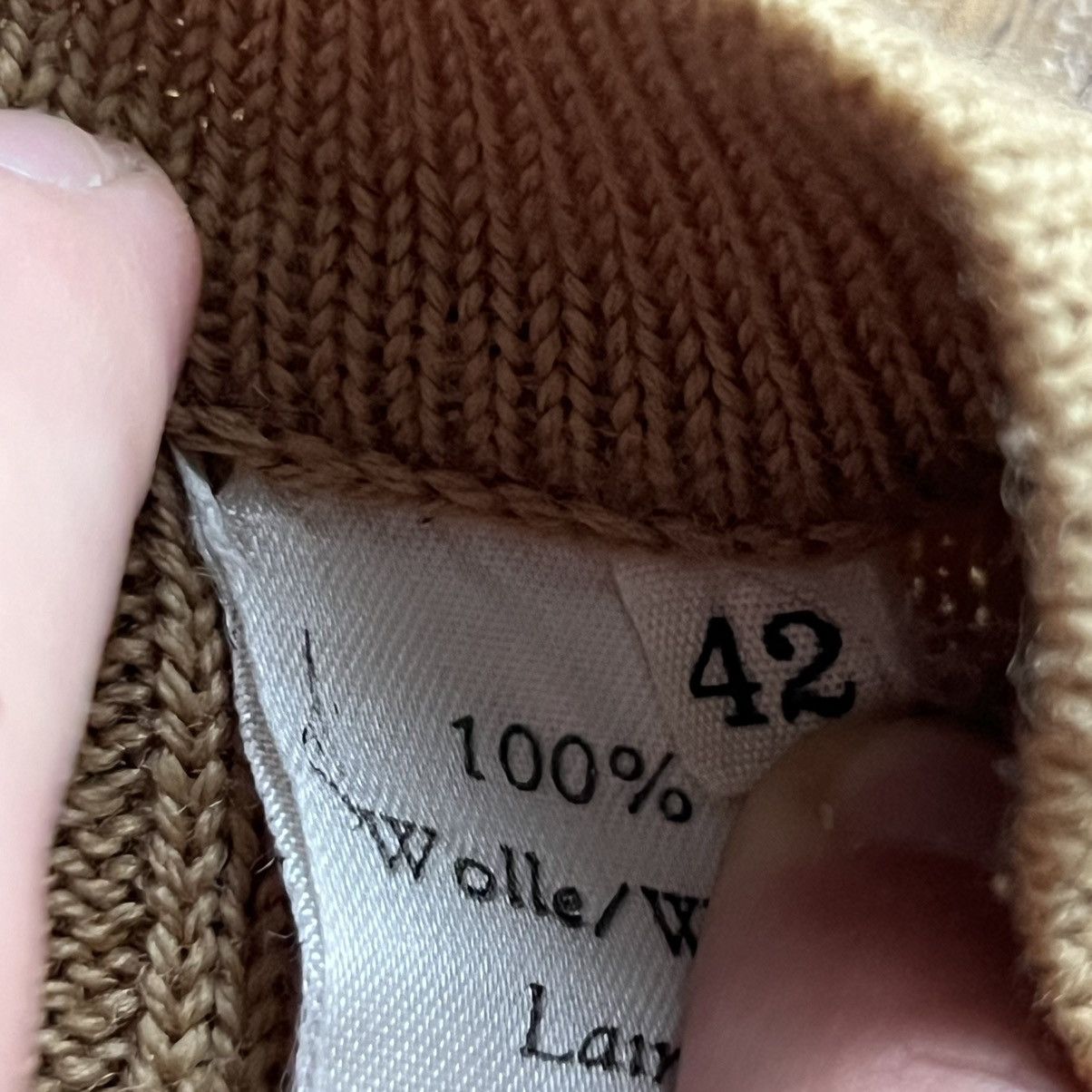 Celine CELINE vintage womens wool cardigan gold logo Size M / US 6-8 / IT 42-44 - 6 Thumbnail