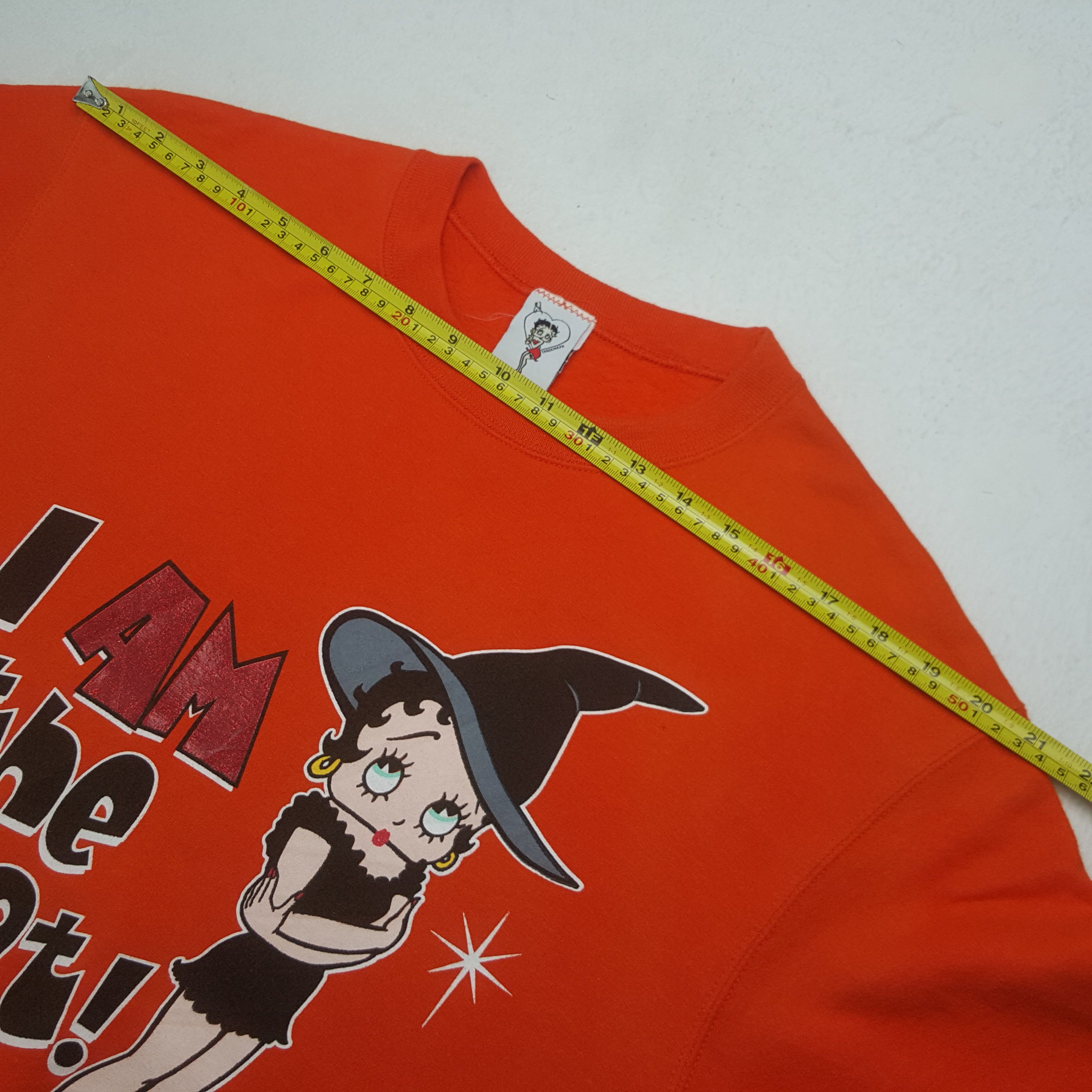 Cartoon Network Vintage Betty Boop Halloween Cartoon Sweatshirt RR5 Size US M / EU 48-50 / 2 - 5 Thumbnail