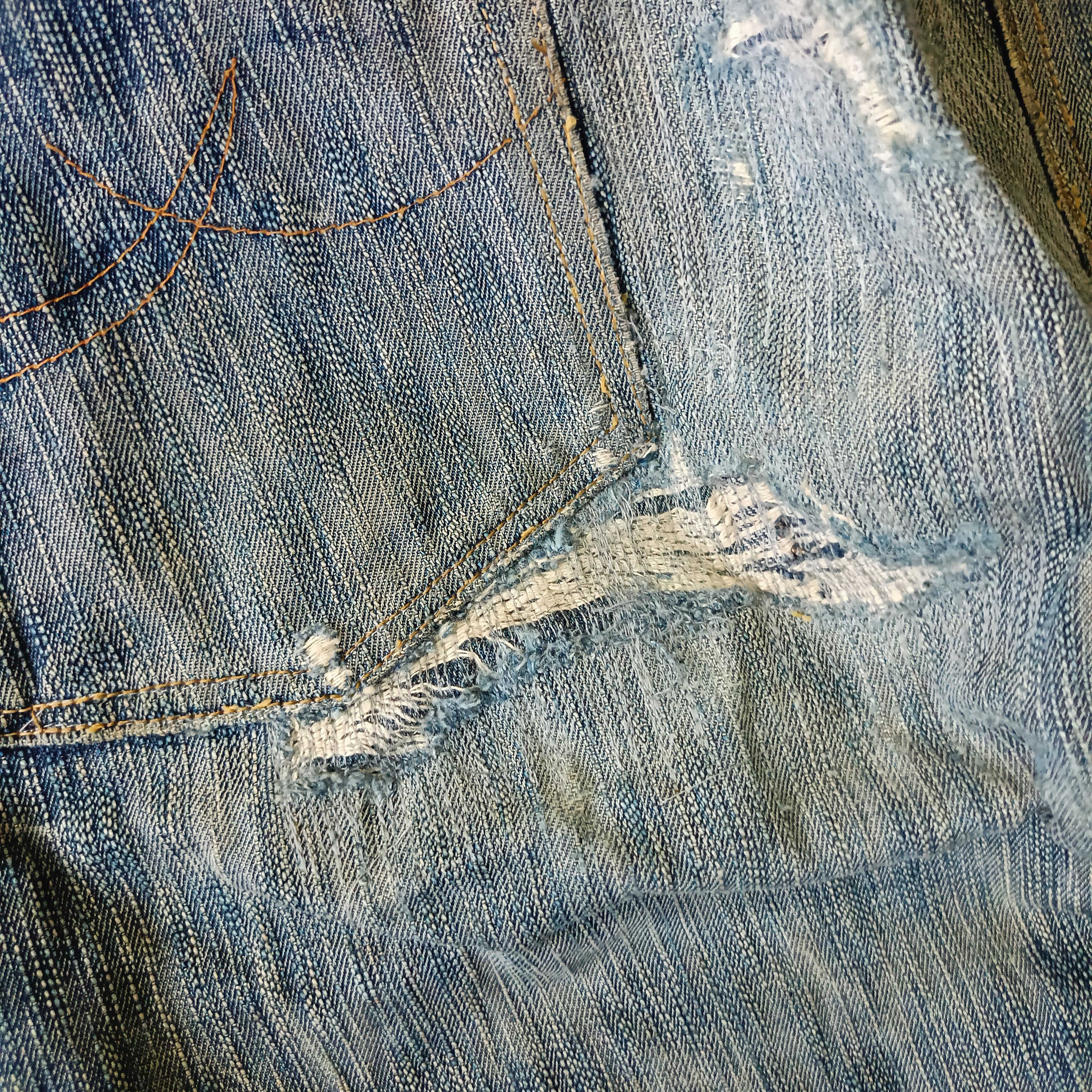 Eternal Eternal Distressed Denim Japanese Brand Size US 31 - 12 Thumbnail