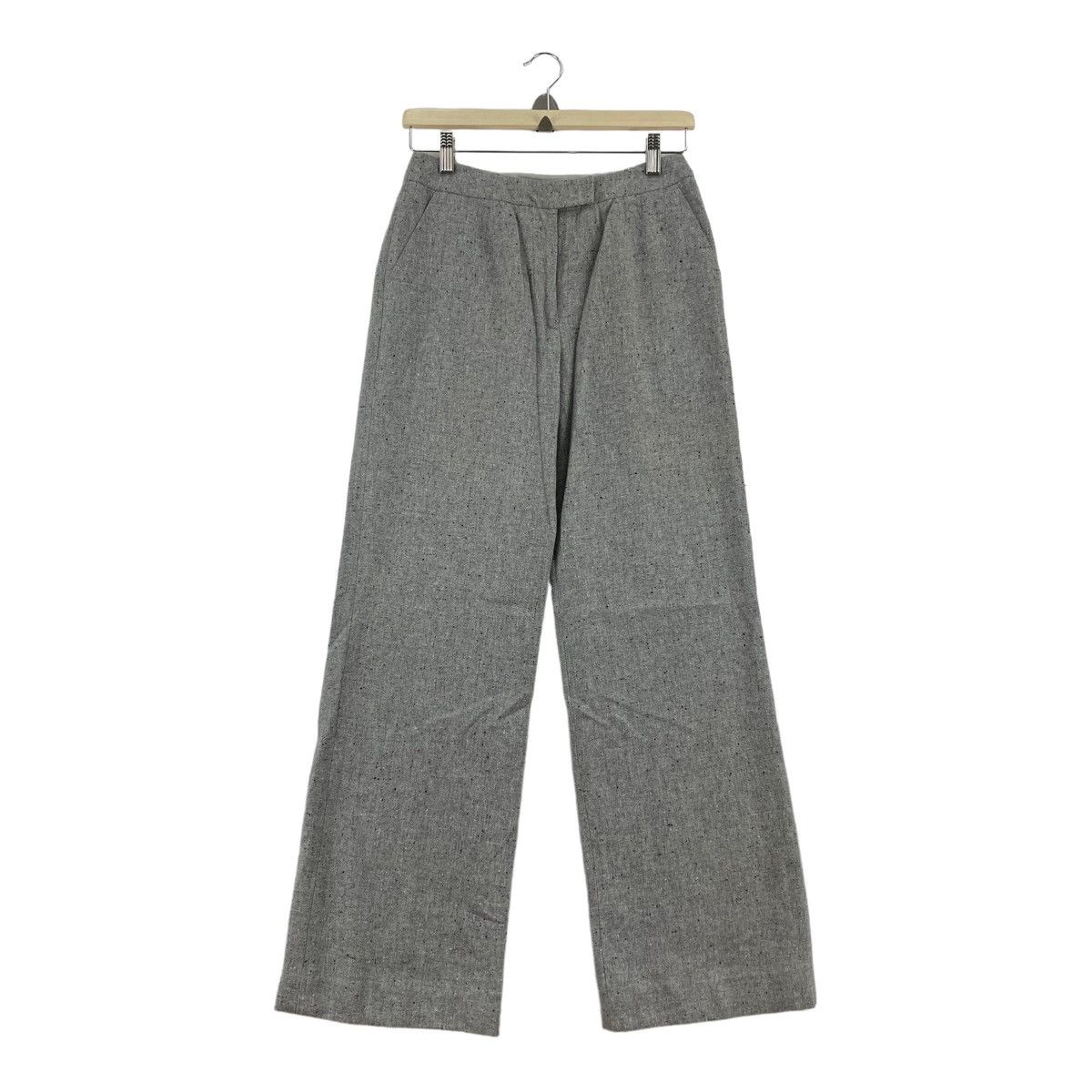 Mosaique MOSAIQUE Straight Cut Grey Casual Trousers Pant Size 27" / US 4 / IT 40 - 1 Thumbnail