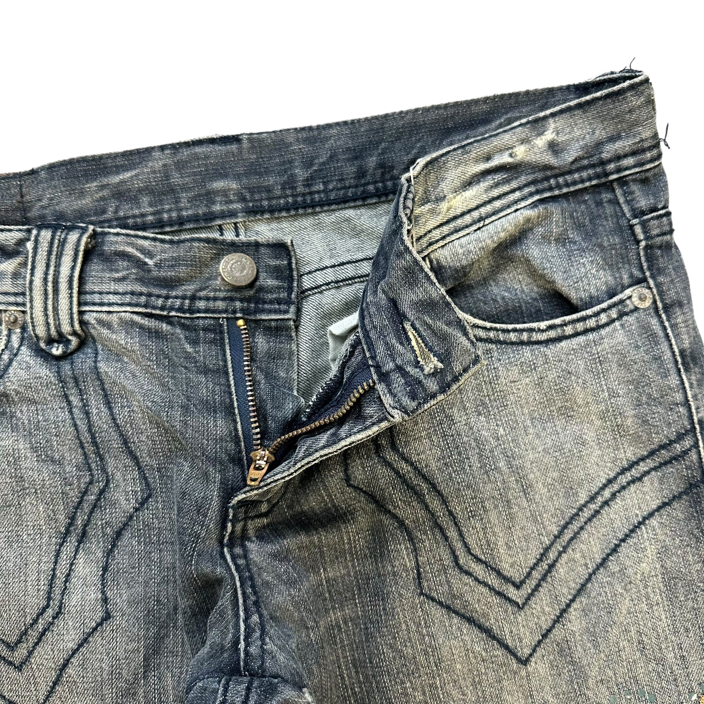 Japanese Brand TORNADO MART Very Nice Design Jeans Denim Pant #A44-1018 Size 33" - 3 Thumbnail