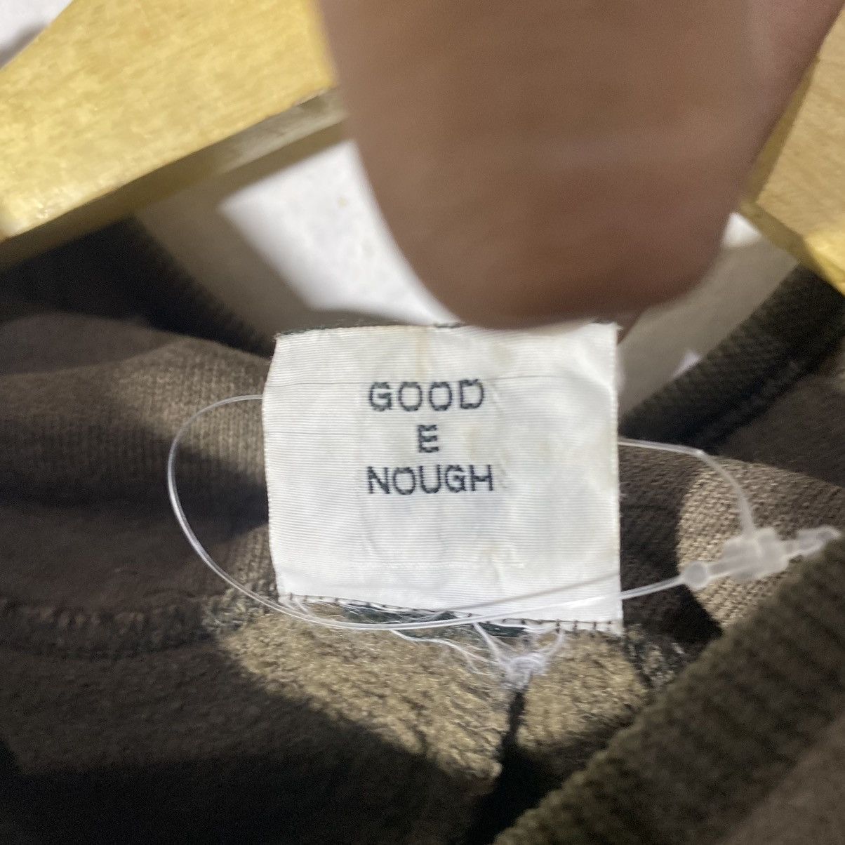 GOODENOUGH 2000s GDEH - Trashed Brown Hoodie Size US L / EU 52-54 / 3 - 8 Thumbnail