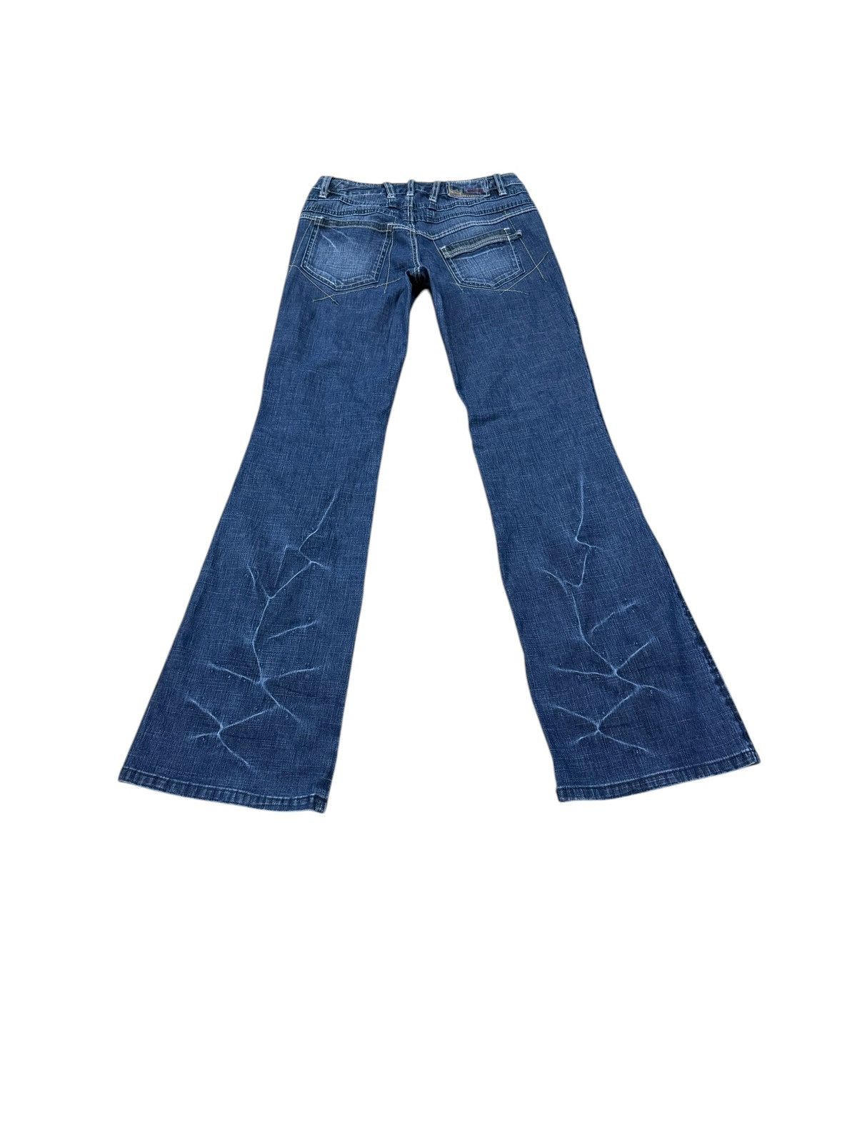 Designer CA CEST CA BLUE FLARE JEANS Size 29" - 8 Thumbnail