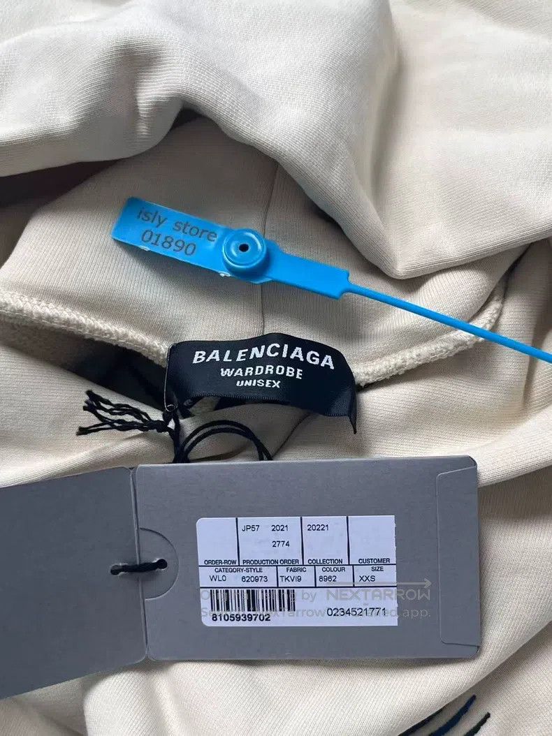 Balenciaga Balenciaga Logo Printed Sweatshirt Size US XXS / EU 40 - 5 Thumbnail