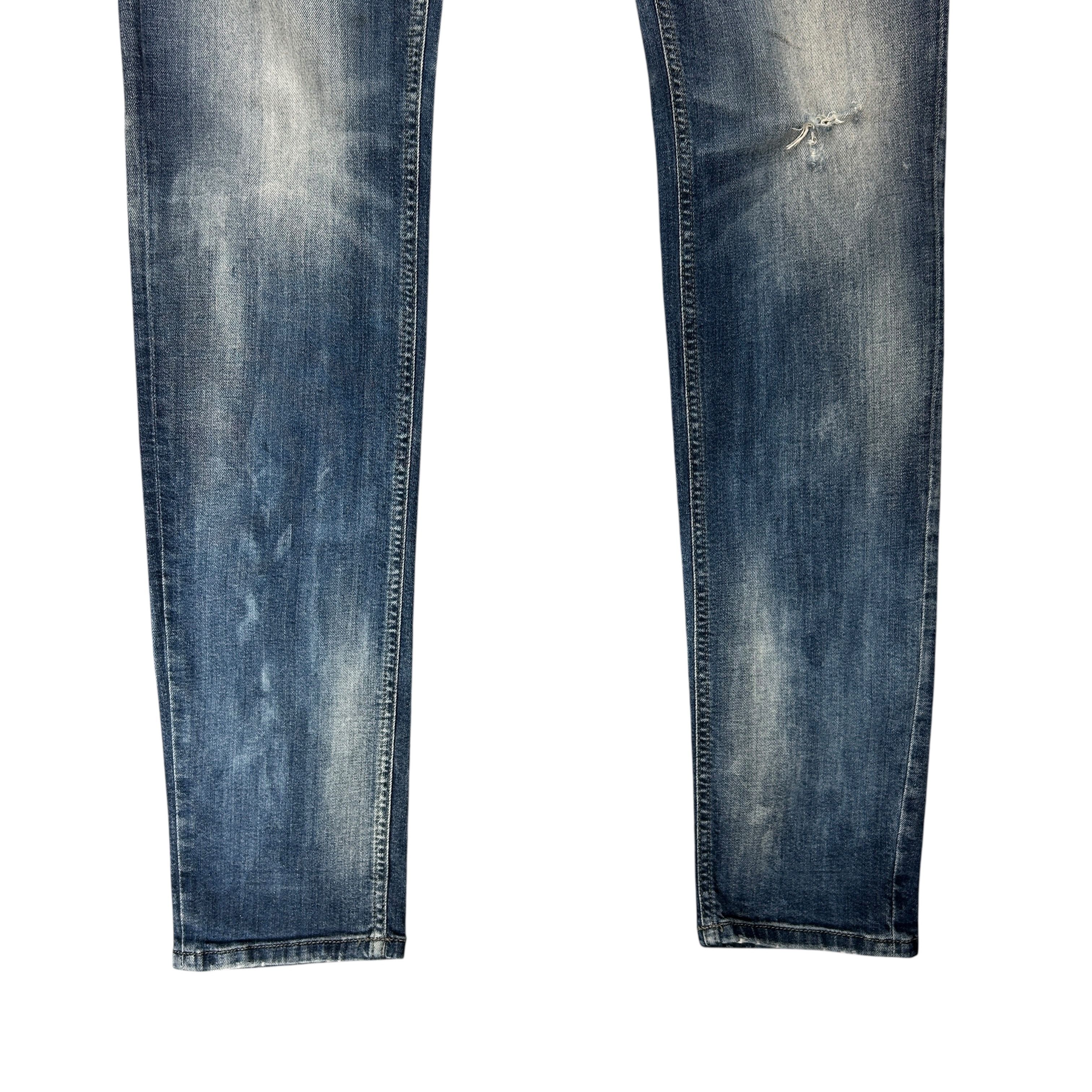 Diesel Diesel Sleenker Slim Skinny Blue Denim Jeans Washed W32L32 Size US 32 / EU 48 - 7 Thumbnail