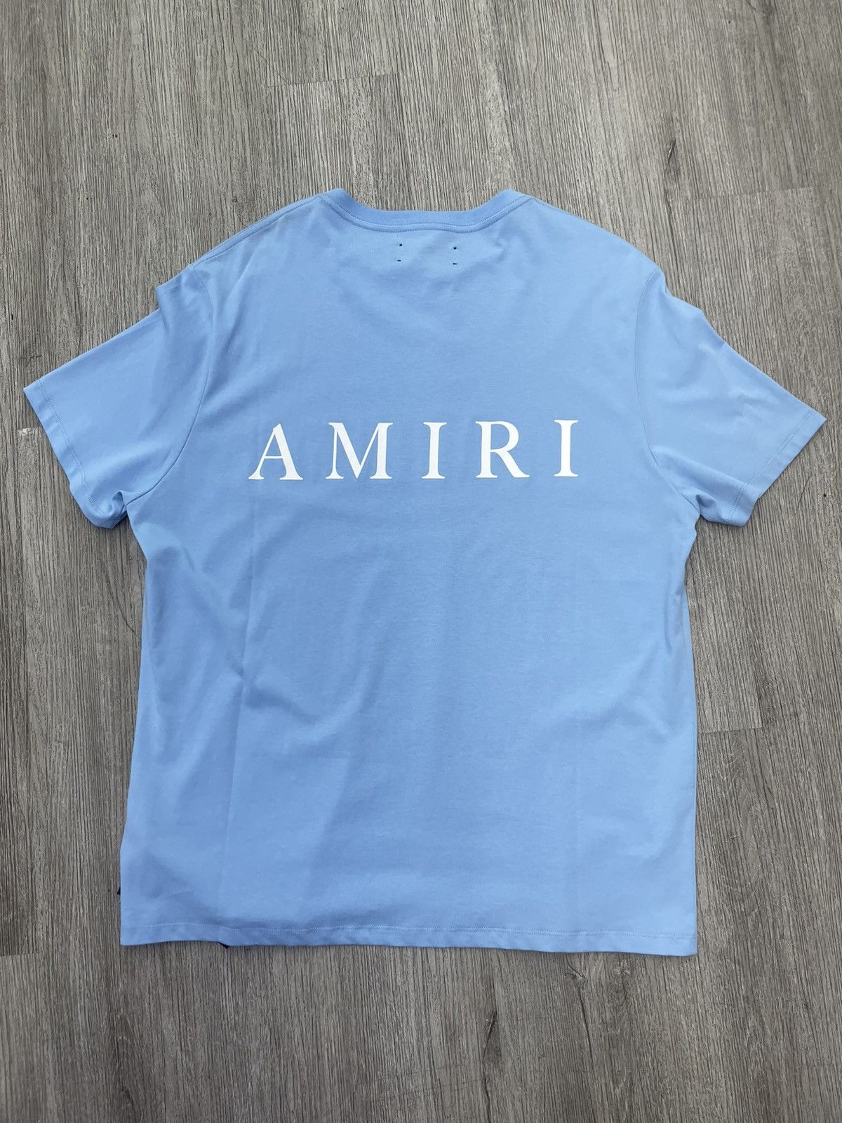 Amiri Amiri MA tee (carolina blue) Size US XXL / EU 58 / 5 - 2 Thumbnail