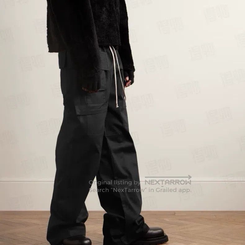 Rick Owens RICK OWENS size L Solid color work pants Bai Jingting size Size US 27 - 1 Thumbnail