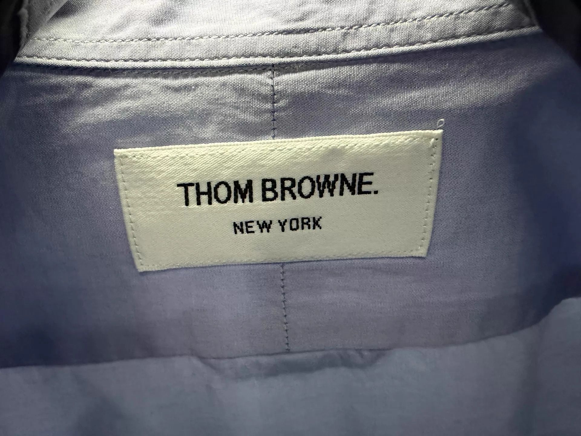 Thom Browne Thom Browne Classic Double Sleeve Tab Shirt Blue Size1 Size US S / EU 44-46 / 1 - 3 Thumbnail