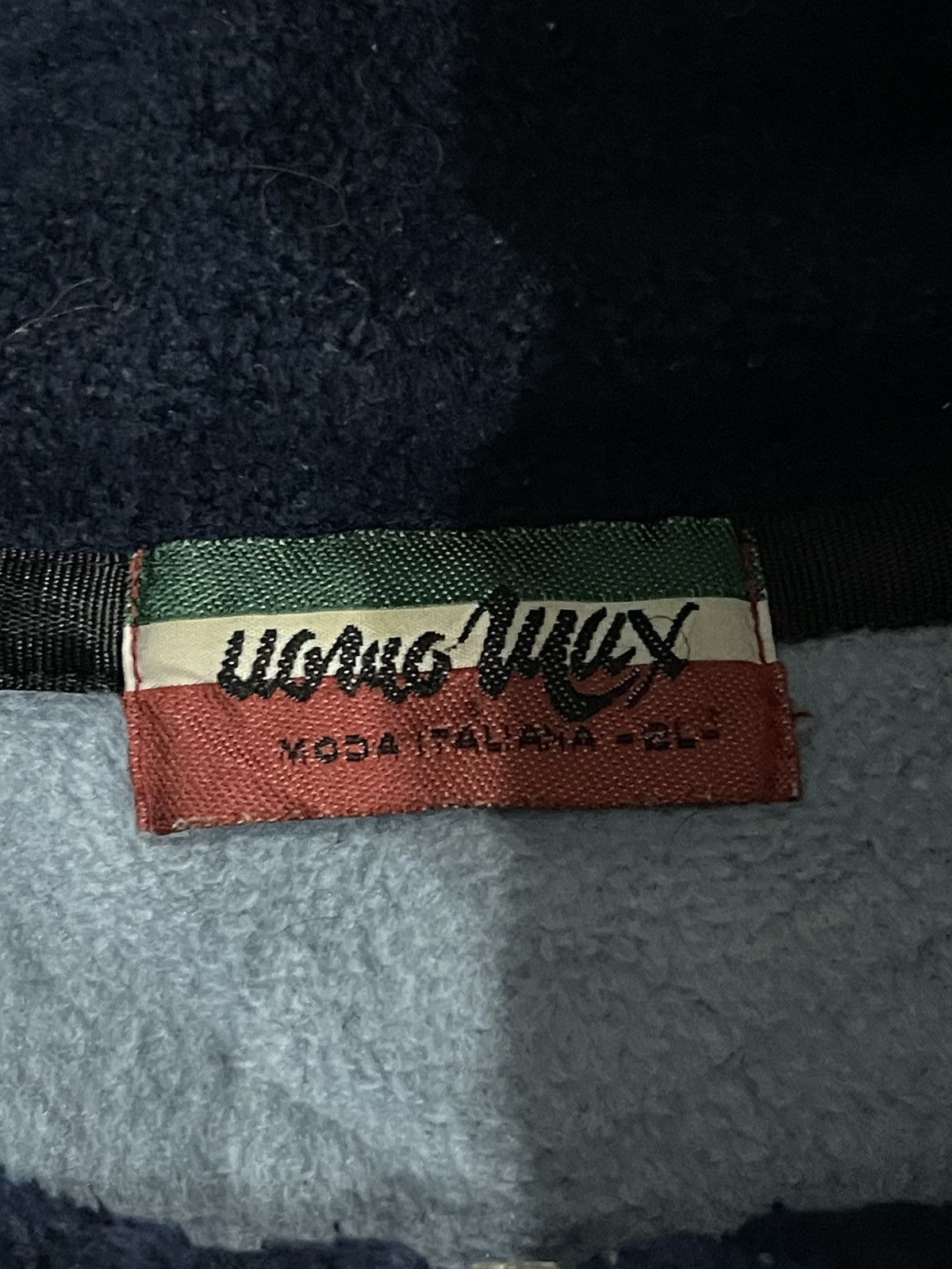 Vintage Vintage UOMO MAX MODA ITALIANA Half Zipper Fleece Jacket Size US XL / EU 56 / 4 - 14 Thumbnail