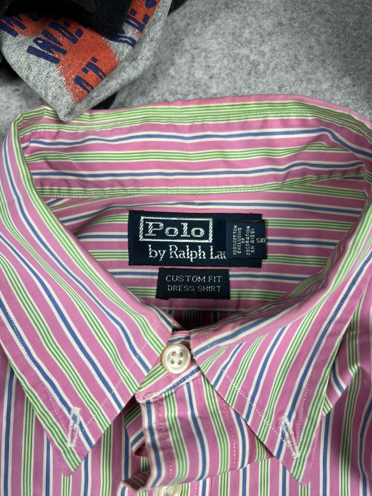 Ralph Lauren Vintage Polo Ralph Lauren Crazy Distressed Buttons Up Shirt Size US L / EU 52-54 / 3 - 6 Thumbnail