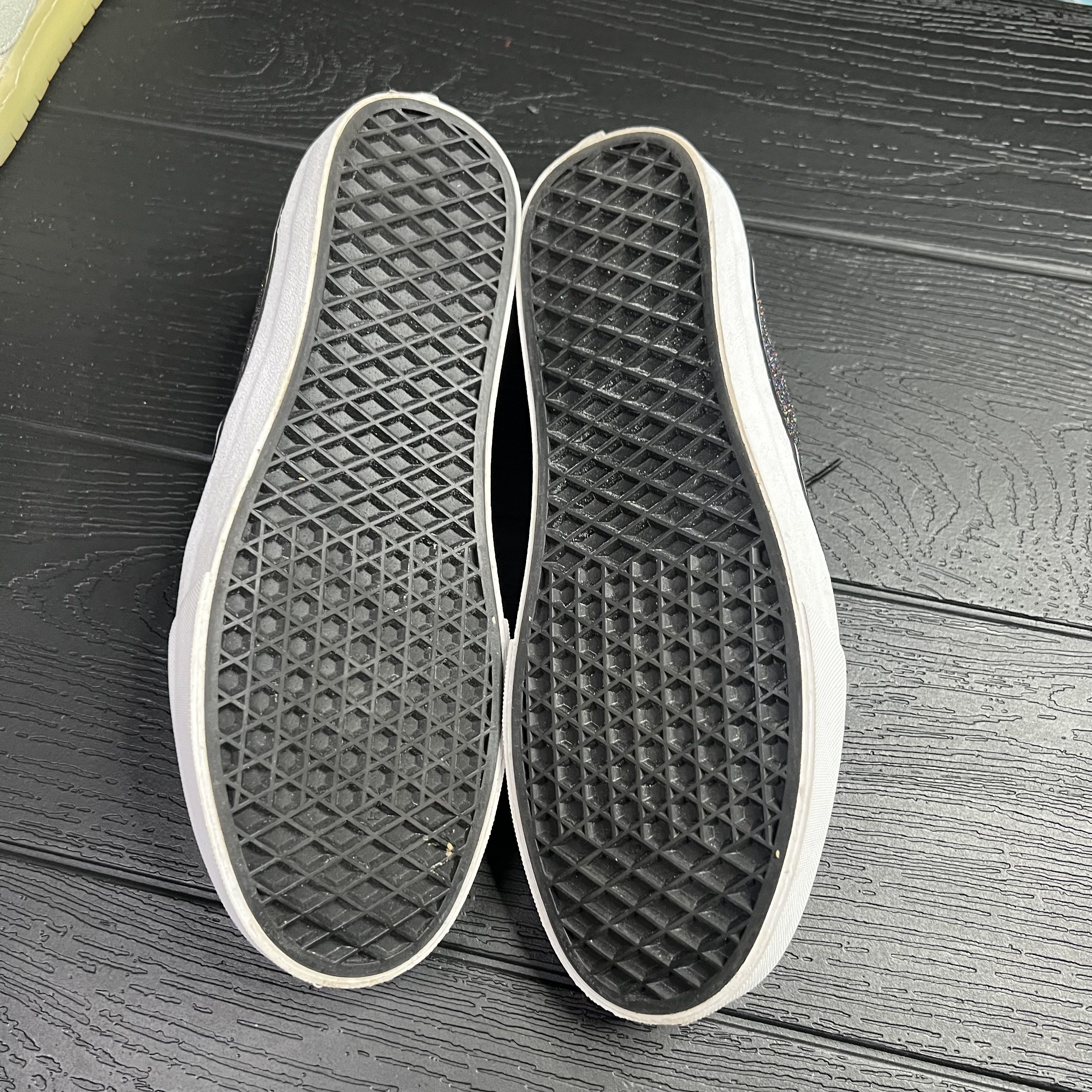 Vans Vans Authentic Glitter Rainbow Black Size US 8.5 / EU 41-42 - 7 Thumbnail