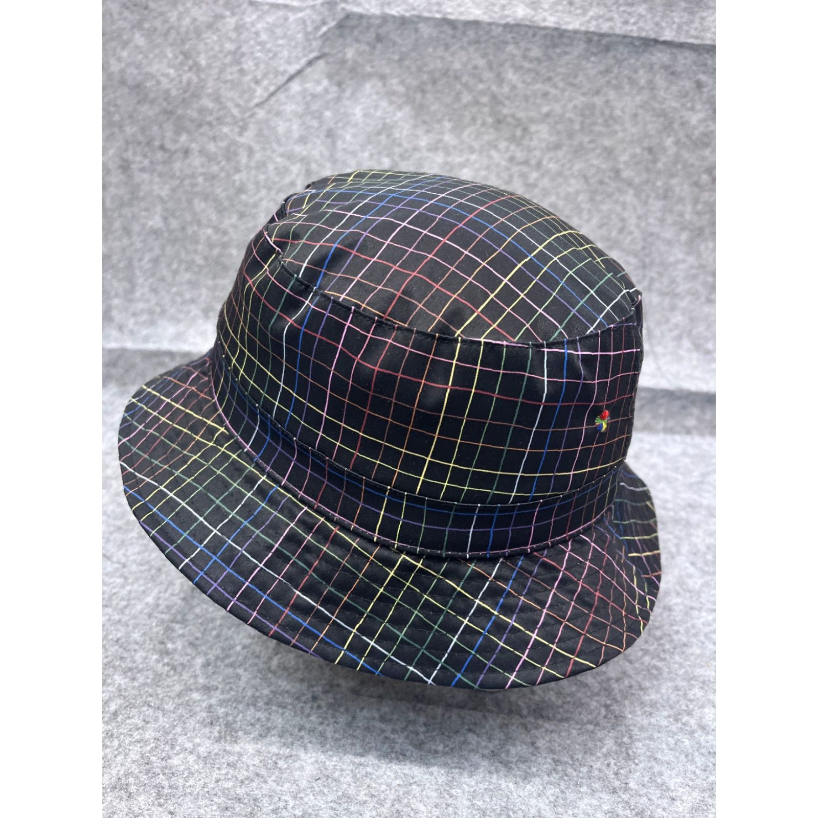 Vintage Target Bucket Hat Adult One Size Black 100% Polyester Pinstripe Beach Camp Hat/Caps Travel Outdoor Lightweight Unisex Adults Size ONE SIZE - 5 Thumbnail
