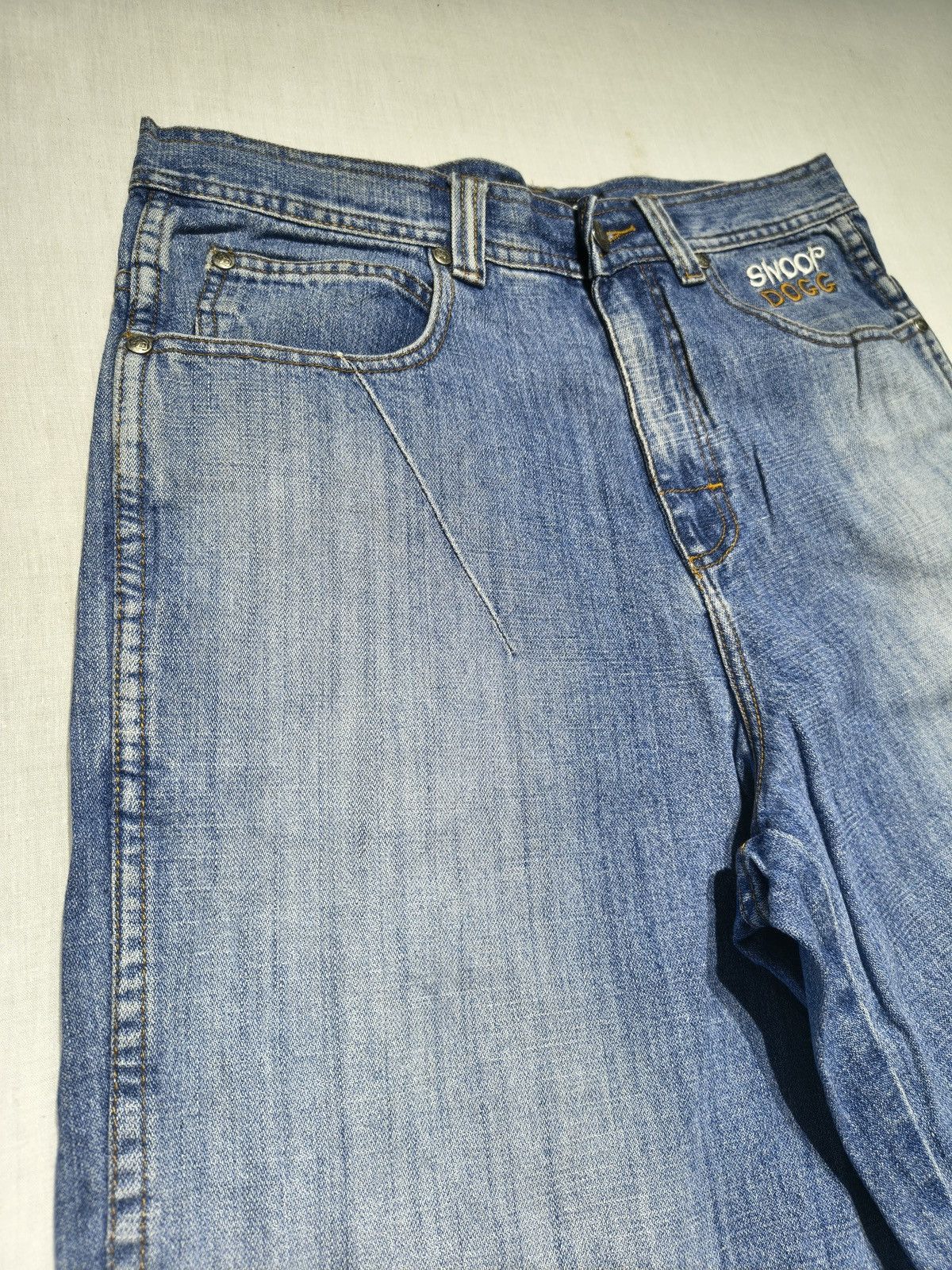 Snoop Dogg SUPER PHAT RARE Y2K SNOOPP DOGG CLOTHING COMPANY JEANS 🚀 Size US 32 / EU 48 - 5 Thumbnail