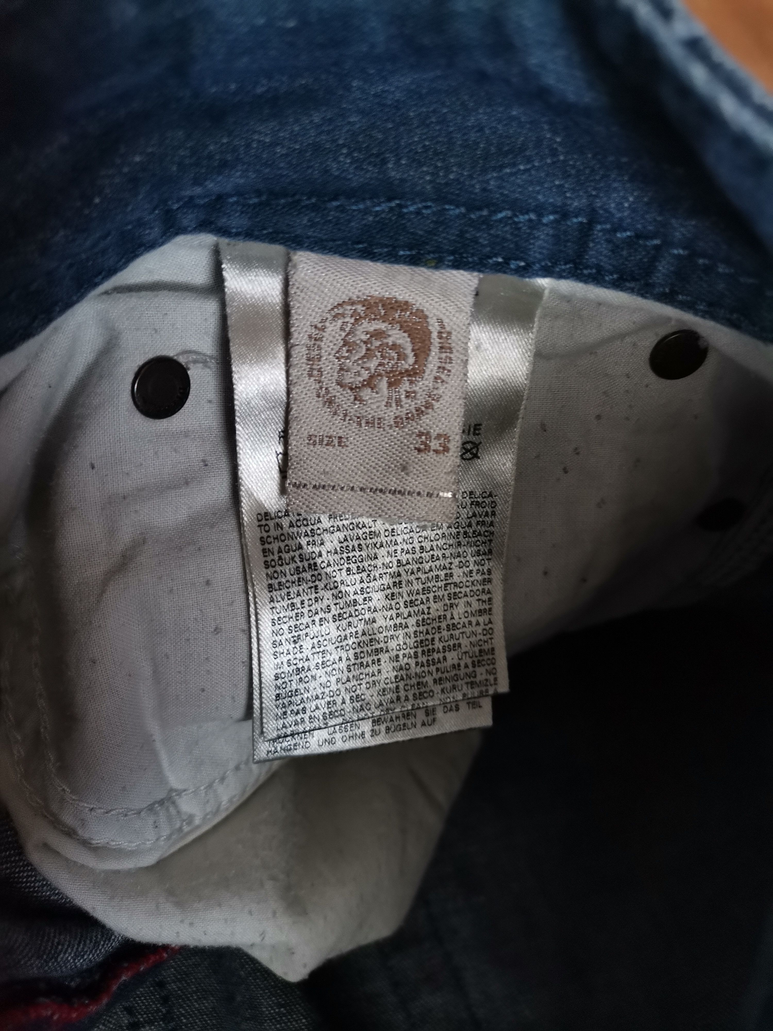 Diesel Diesel Thanaz Distressed Jeans Size US 35 - 3 Thumbnail
