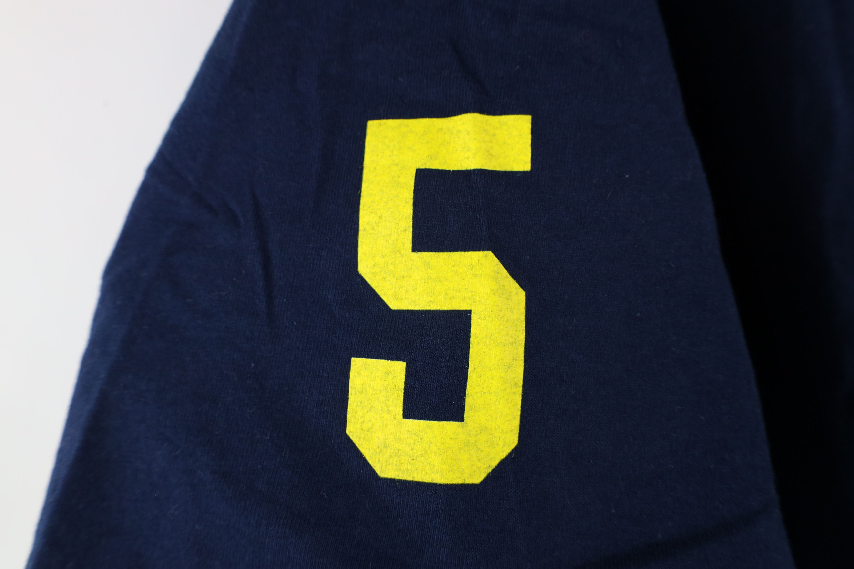 Adidas × Vintage Vintage Adidas University of Michigan Football T-Shirt #5 Size US XXL / EU 58 / 5 - 8 Thumbnail