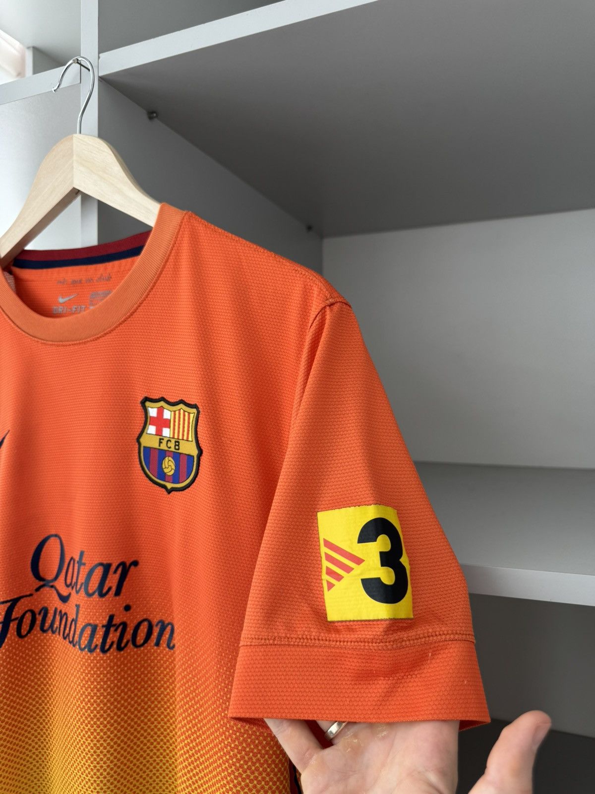 Nike × Vintage Nike Barcelona 2012 2013 Away Jersey Size US S / EU 44-46 / 1 - 5 Thumbnail