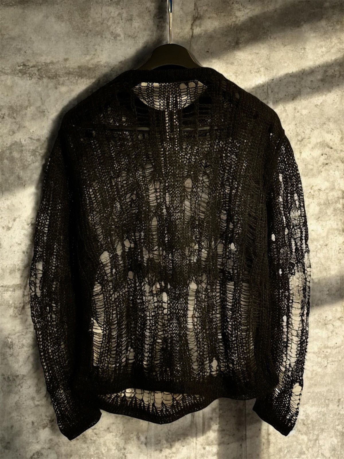 Rick Owens FW24 Rick Owens Biker Mohair Sweater Size US M / EU 48-50 / 2 - 3 Thumbnail