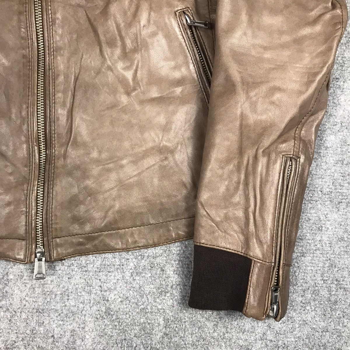 HARE HARE JAPAN LEATHER ZIPPER JACKET Size M / US 6-8 / IT 42-44 - 5 Thumbnail
