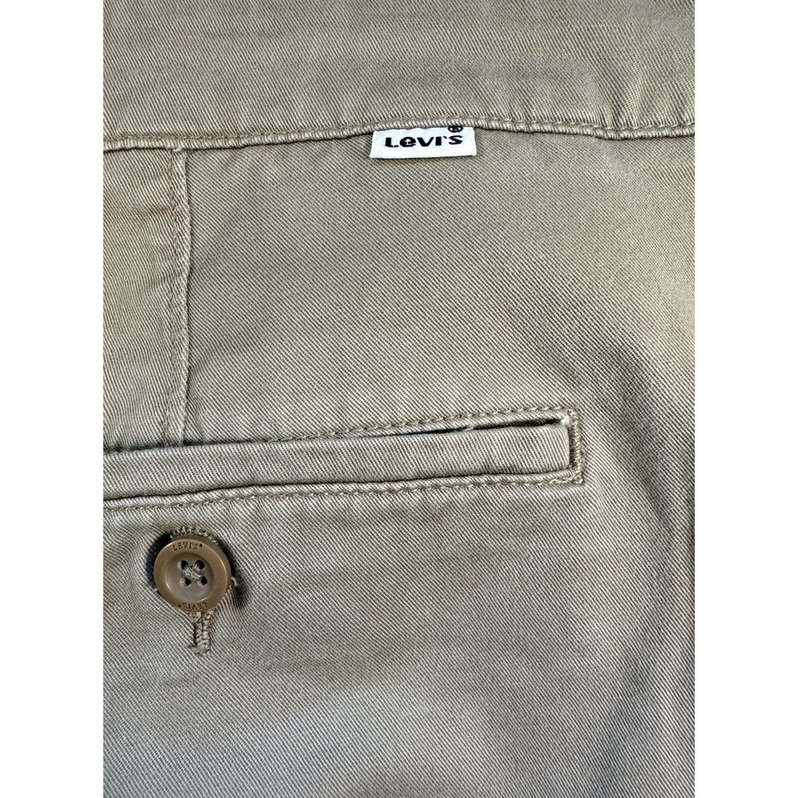 Levi's Levi's Mens Chino Pants Flat Front Stretch Tan 38x30 Jeans? Size US 38 / EU 54 - 4 Thumbnail