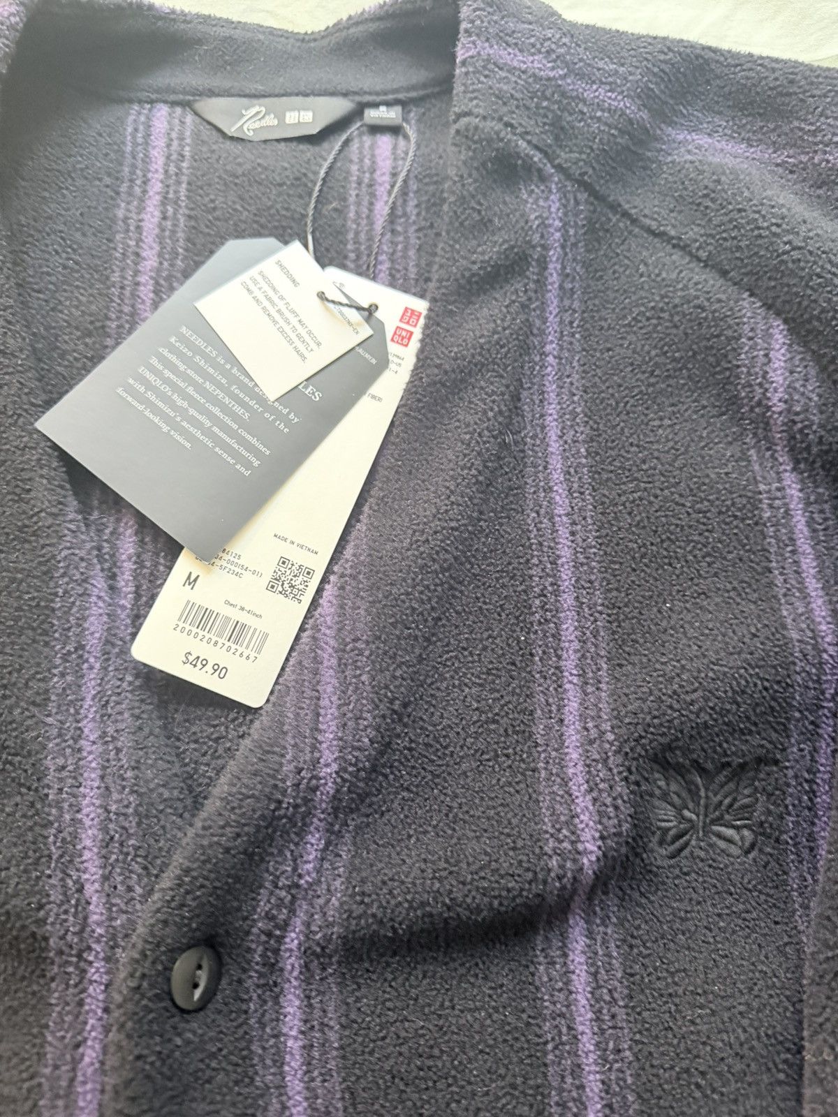 Needles × Uniqlo Uniqlo x Needles Fleece Cardigan Size US M / EU 48-50 / 2 - 2 Thumbnail