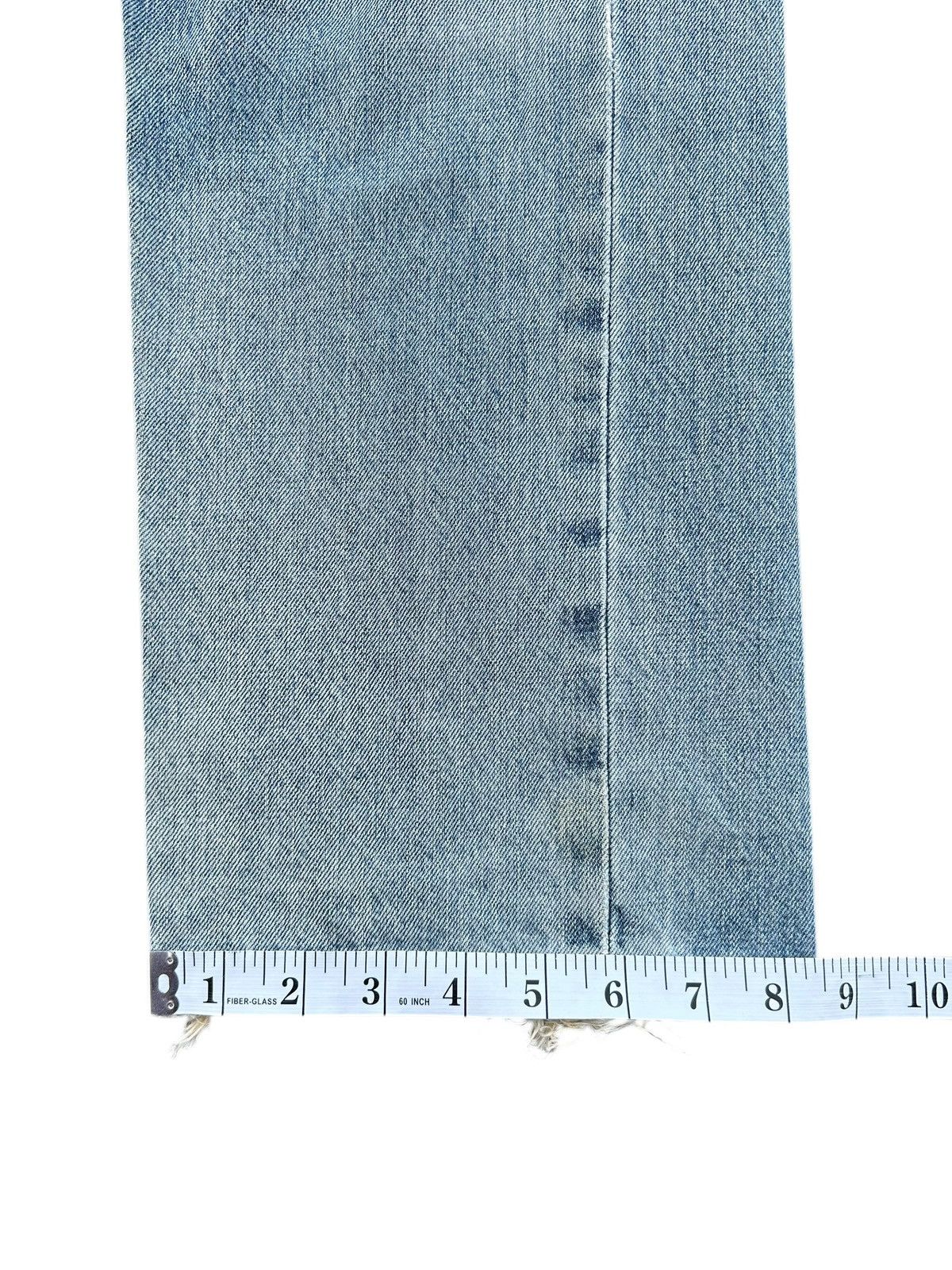 Kapital VINTAGE EDWIN 505X SELVEDGE DISTRESSED DENIM JEANS Size US 29 - 22 Thumbnail
