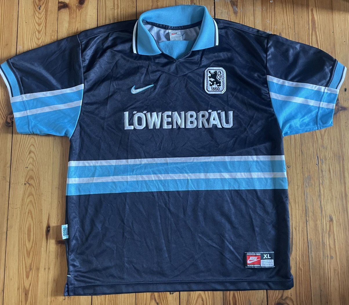 Nike Vintage Nike Jersey 1997-98 1860 TSV München Abédi Pelé XL Size US XL / EU 56 / 4 - 2 Thumbnail