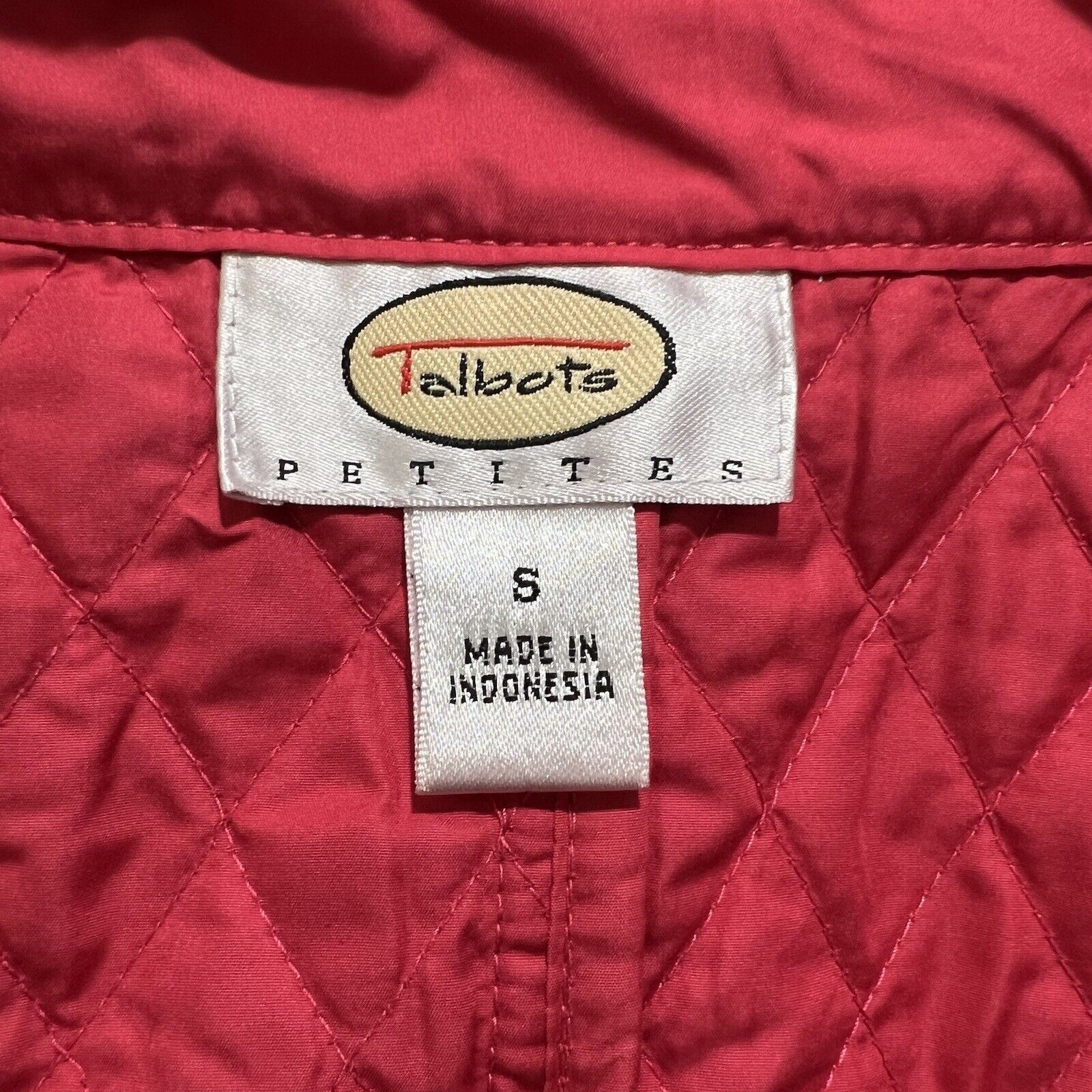 Other Talbots Quilted Full Zip Vest Lightweight Hot Pink Jacket Size S / US 4 / IT 40 - 3 Thumbnail