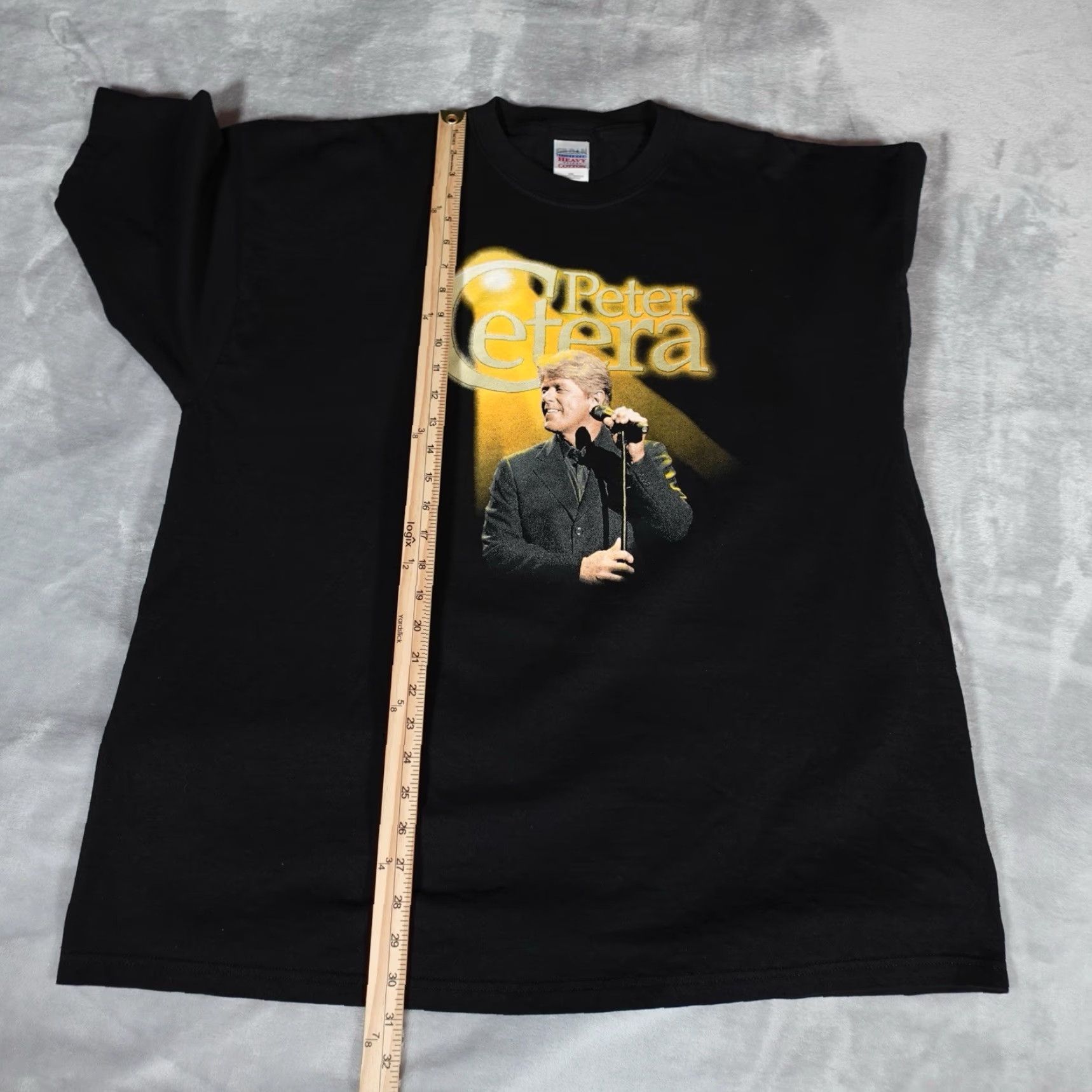 Vintage Vintage Peter Cetera Music T-Shirt Mens 2XL Short Sleeve Black Cotton Y2K Size US XXL / EU 58 / 5 - 7 Thumbnail