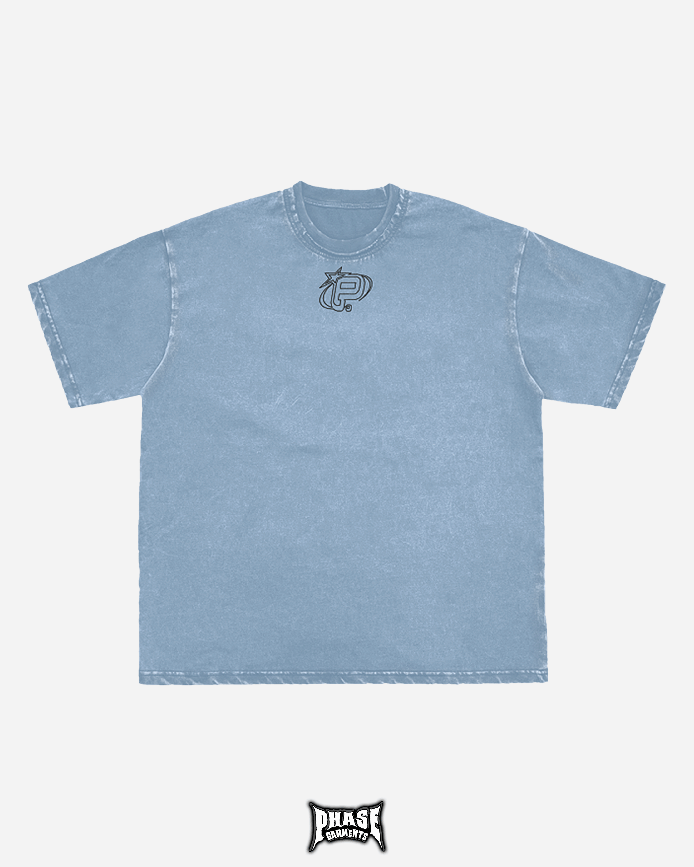 PHASE Garments Sketch "P2K" (Pale Blue) T-Shirt Size Medium Size US M / EU 48-50 / 2 - 1 Thumbnail