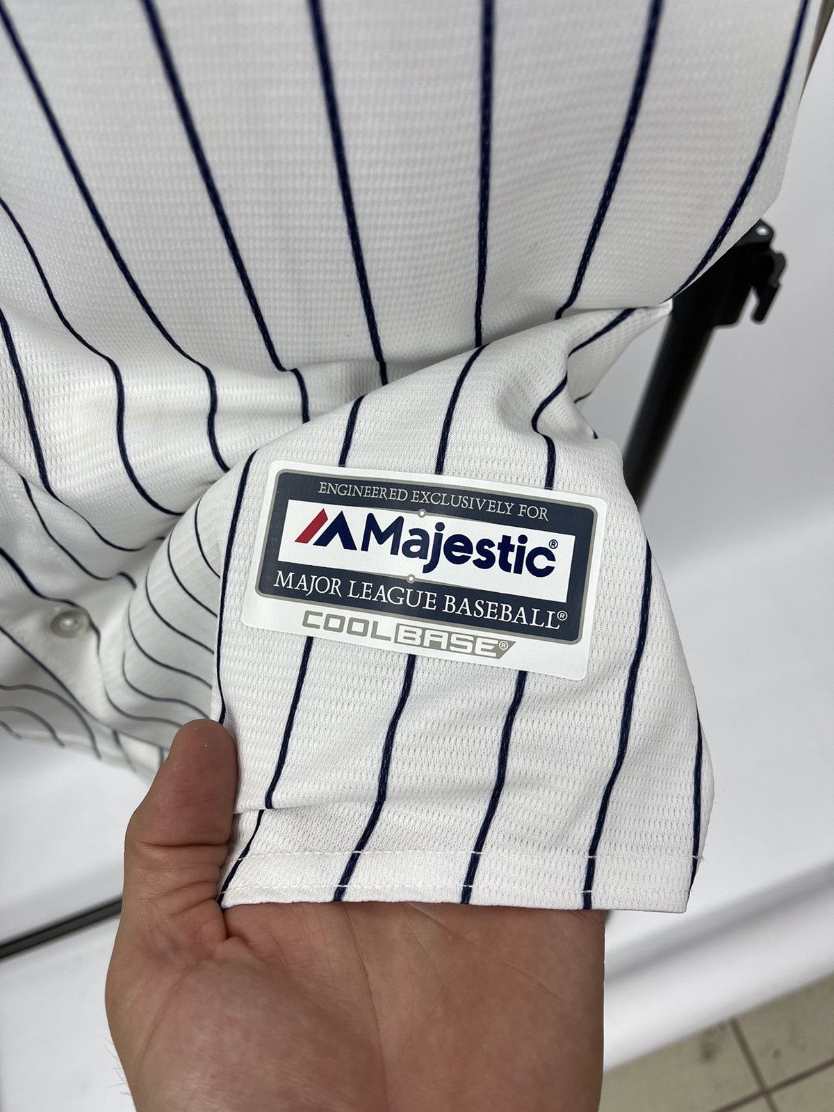 Majestic × New York Yankees Majestic Aaron Judge NY Yankees Home Jersey Size LWhite #99 Size US L / EU 52-54 / 3 - 7 Thumbnail