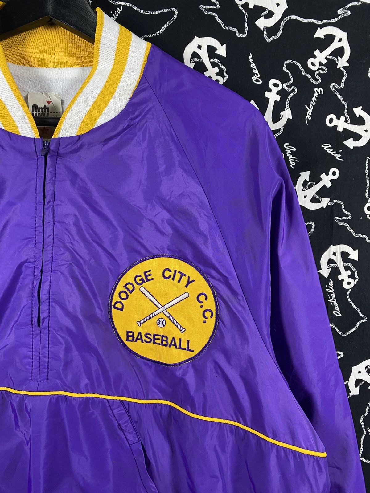 Vintage Vintage Dodge City CCC Baseball Warm-Up Jacket Sportswear Size US XL / EU 56 / 4 - 6 Thumbnail