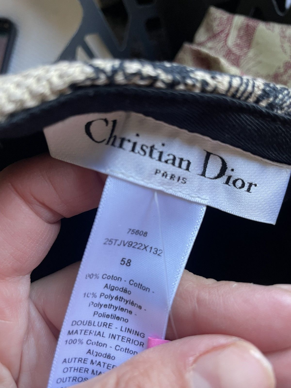 Dior CHRISTIAN DIOR Unisex cap toile de jouy new Size ONE SIZE - 7 Thumbnail
