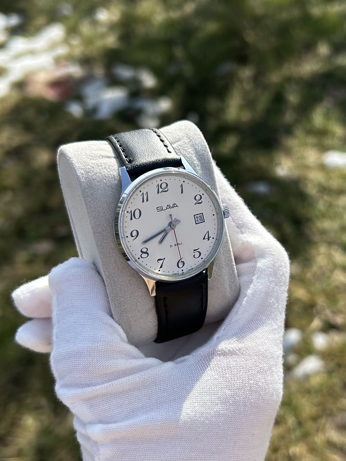 Vintage Vintage Watch Slava USSR Soviet Mechanical Retro 1980s Size ONE SIZE - 12 Thumbnail