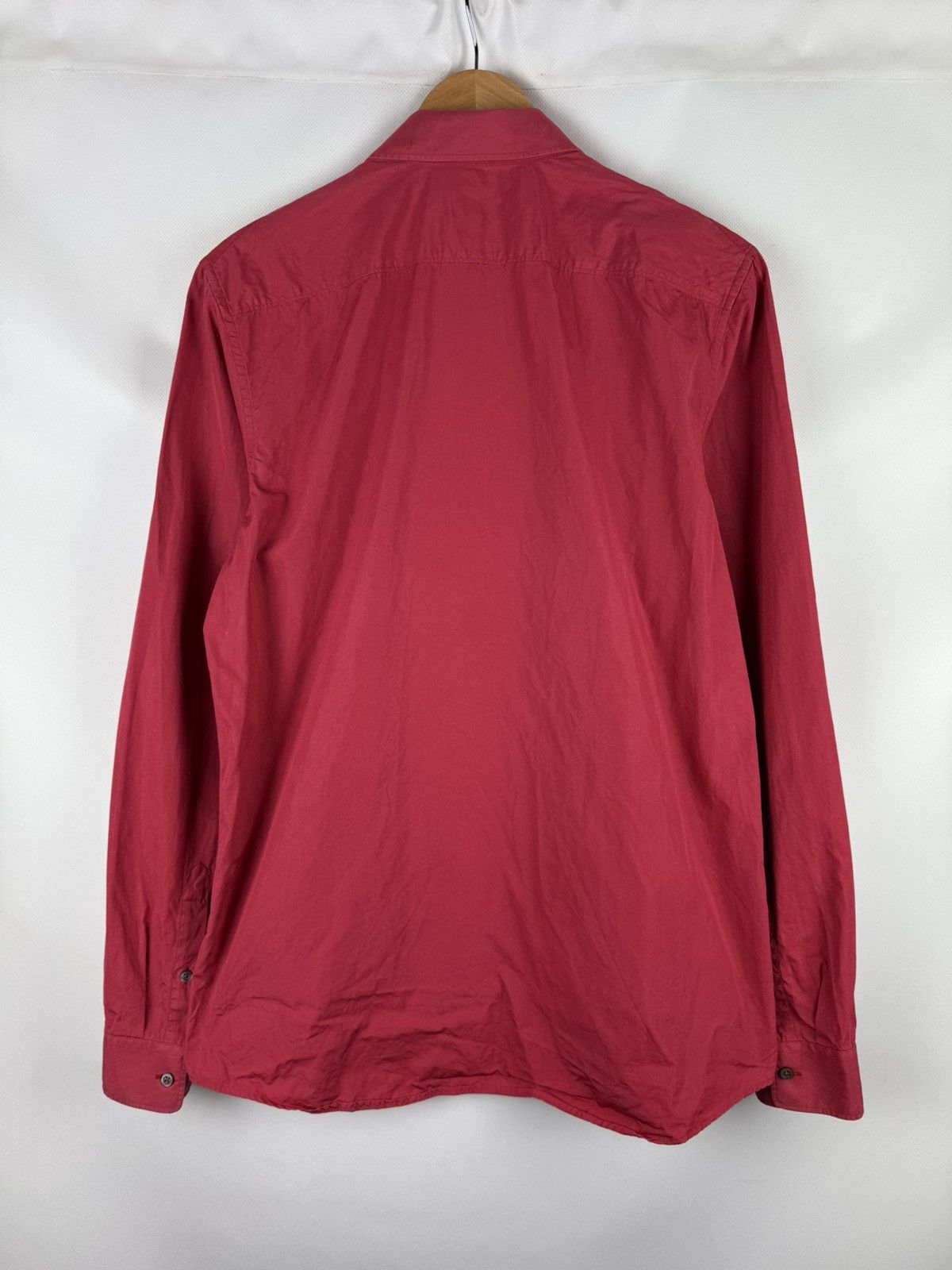 Jil Sander Jil Sander Men’s Long Sleeve Classic Cotton Button Up Shirt Size US M / EU 48-50 / 2 - 14 Thumbnail