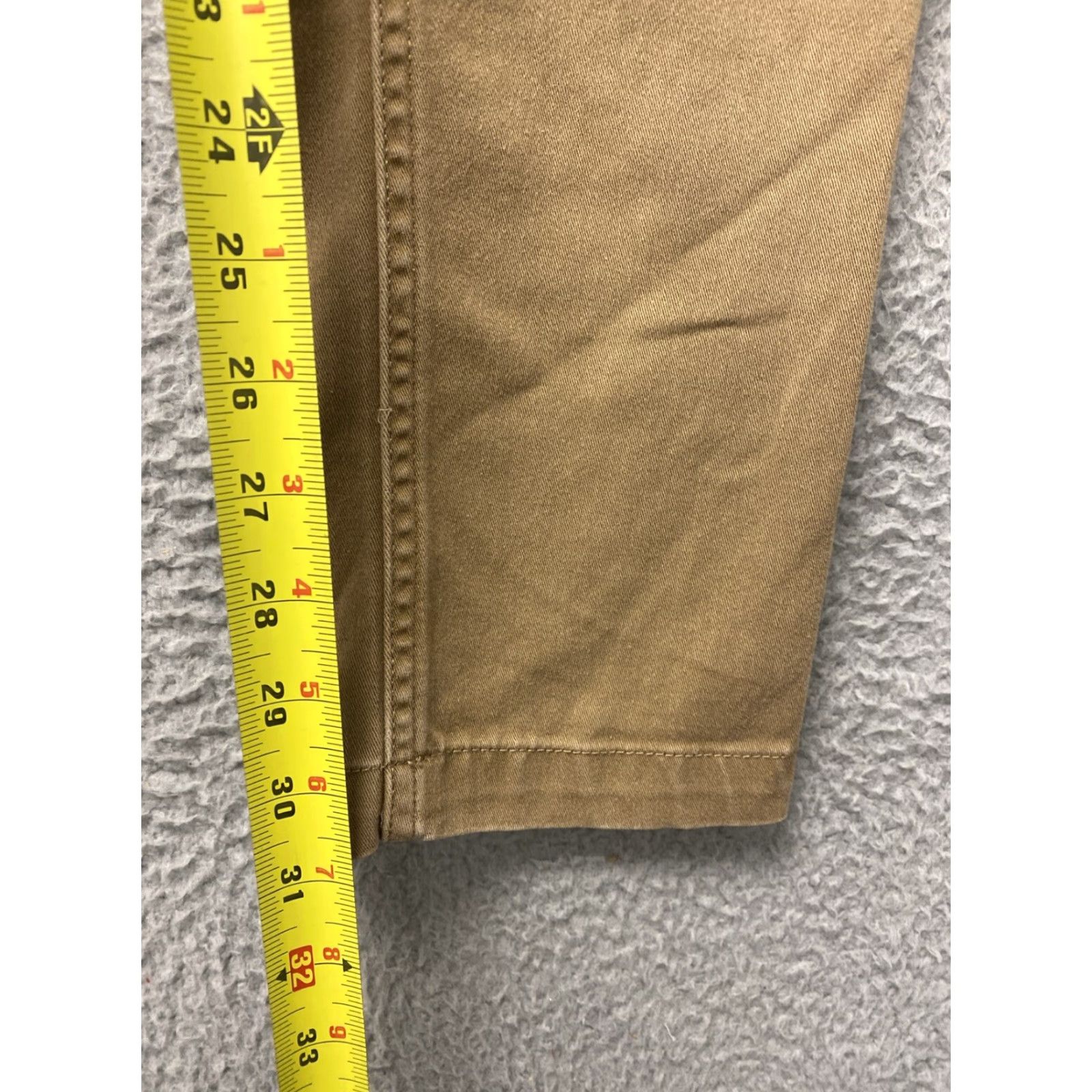 Vans VANS Slim Fit Mens Pant Jeans 27x31 Brown Twill Chino Pants /109-63 Size US 27 - 6 Thumbnail