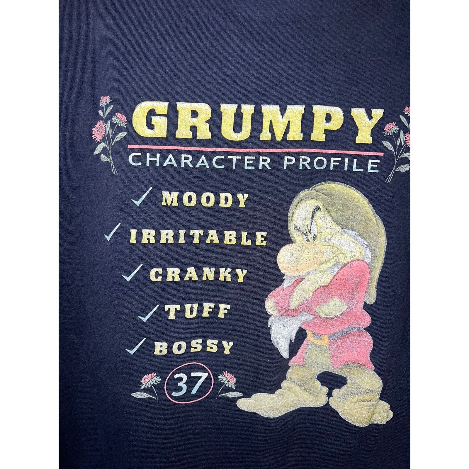 Disney Y2K Disney Florida Grumpy Character Profile Blue Shirt 2000s Size US L / EU 52-54 / 3 - 8 Thumbnail