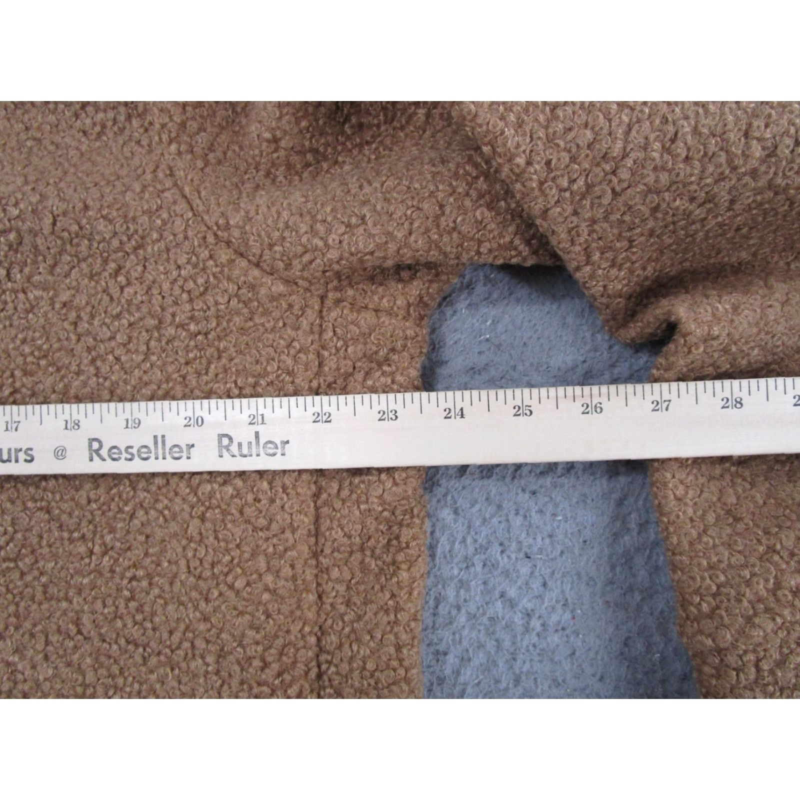 Lands' End VINTAGE Lands' End Womens Brown Sherpa Deep Pile Fleece Jacket Full Zip Size XL (18) NEW Size XL / US 12-14 / IT 48-50 - 7 Thumbnail