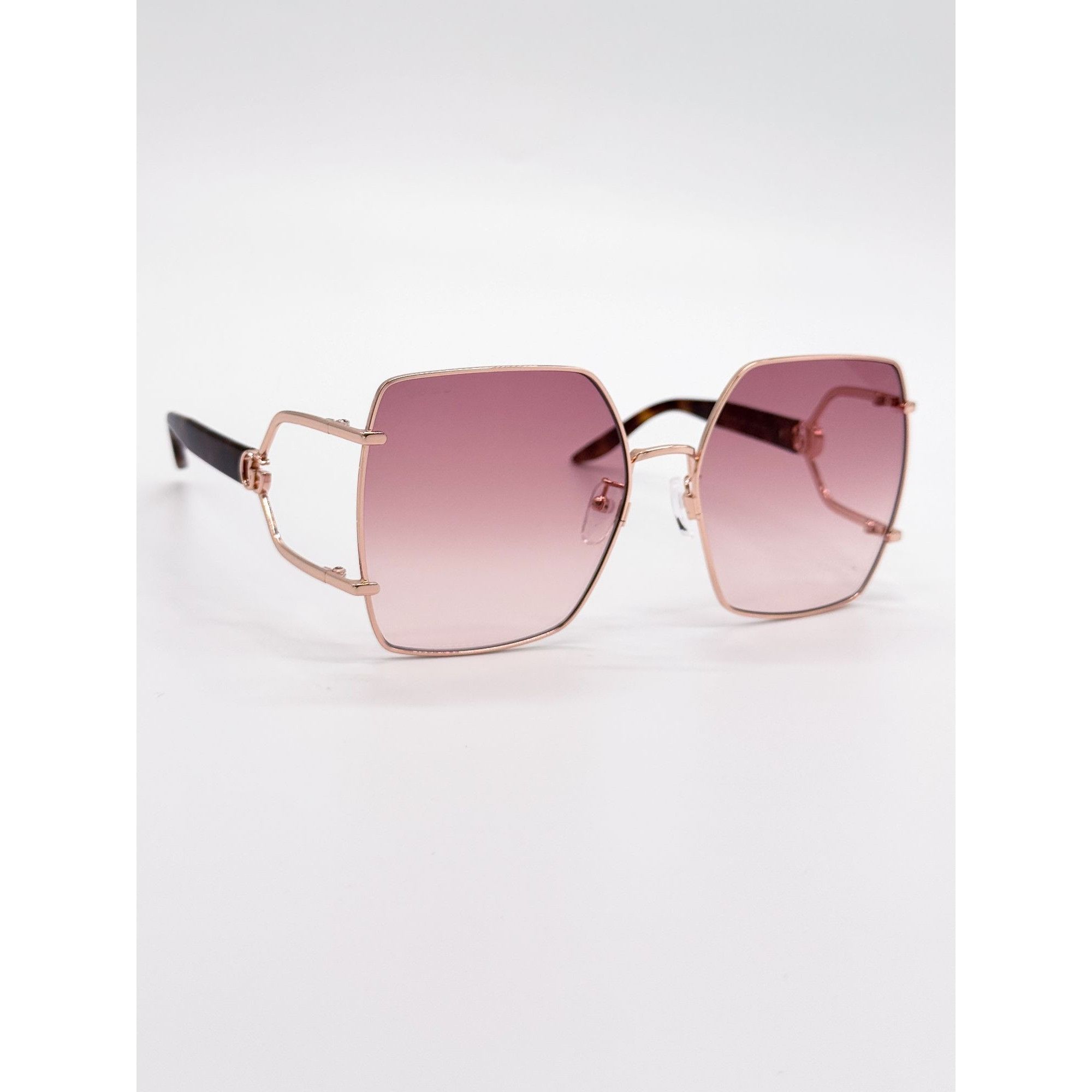 Gucci NEW GUCCI SUNGLASSES GG1564SA 004 GOLD/PINK OVERSIZED WOMEN Size ONE SIZE - 5 Thumbnail