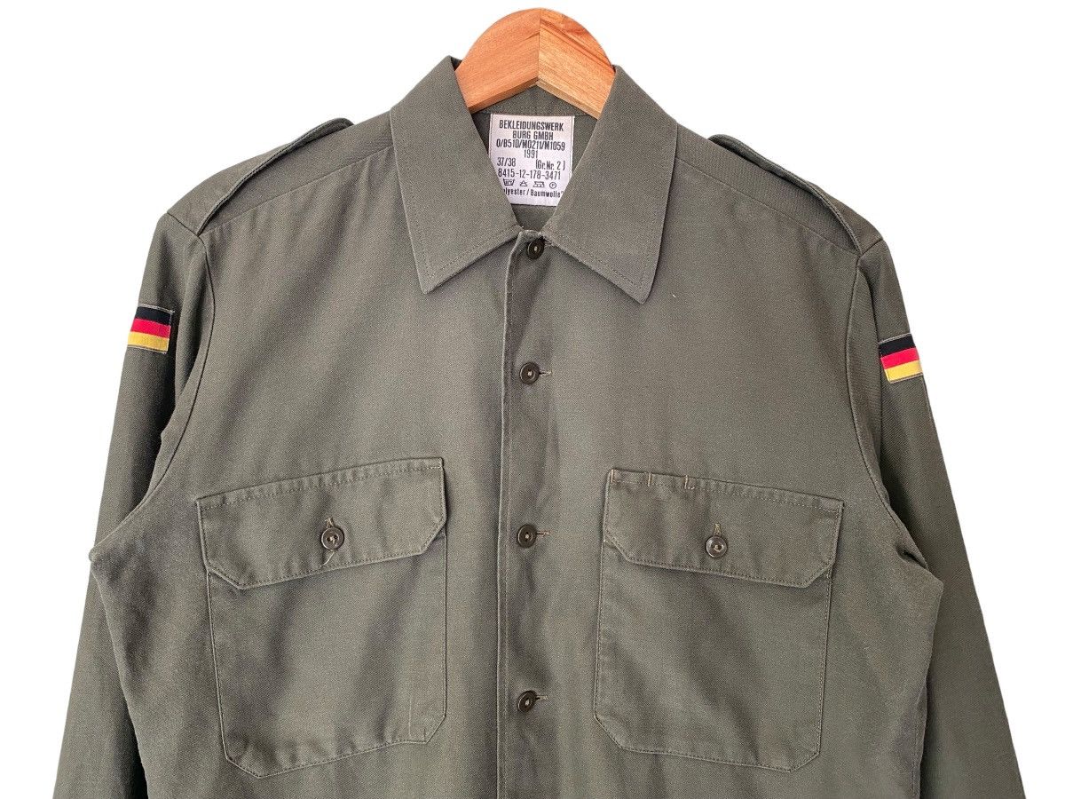 Vintage Vintage 91 Bekleidungswerk German Army Button Shirt Size US M / EU 48-50 / 2 - 6 Thumbnail