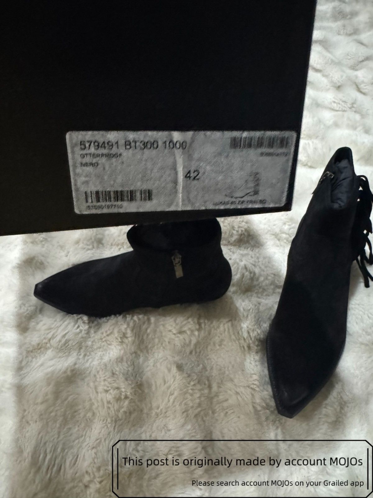 Saint Laurent Paris Sz 42 Saint Laurent Paris Lukas 40 Zip Frin Boots mojos1635 Size US 9 / EU 42 - 7 Thumbnail