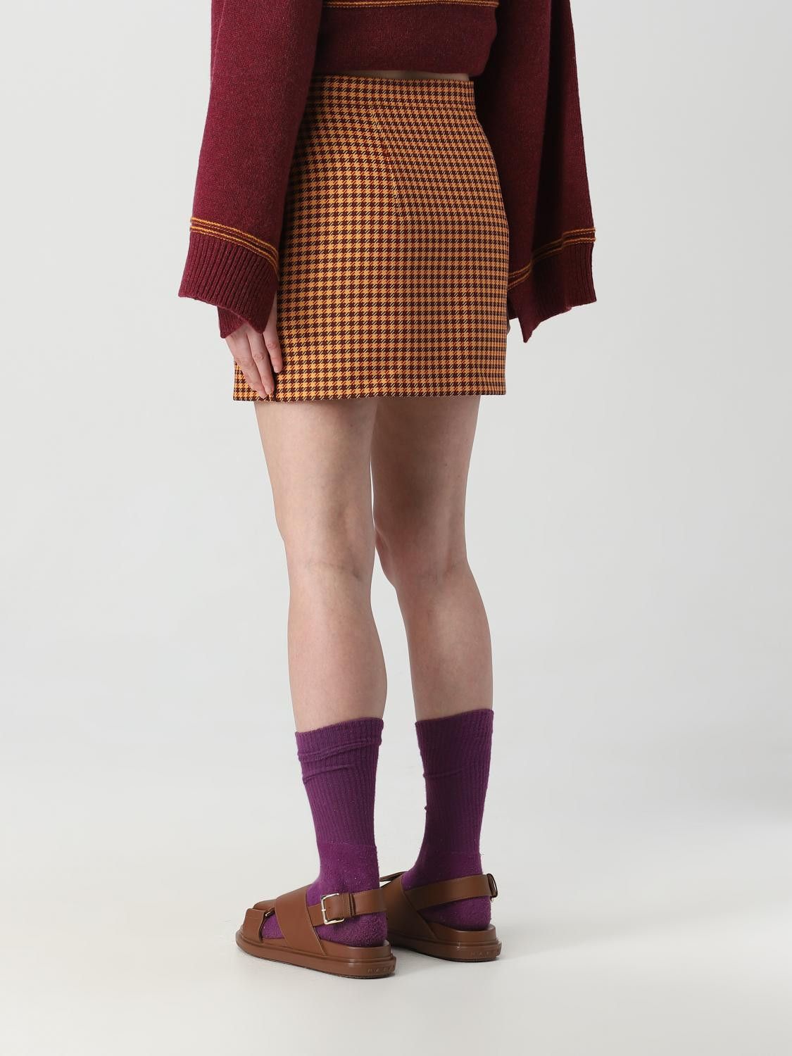 Marni o1y1125 Mini Skirt in Multicolor Size 26" / US 2 / IT 38 - 2 Thumbnail